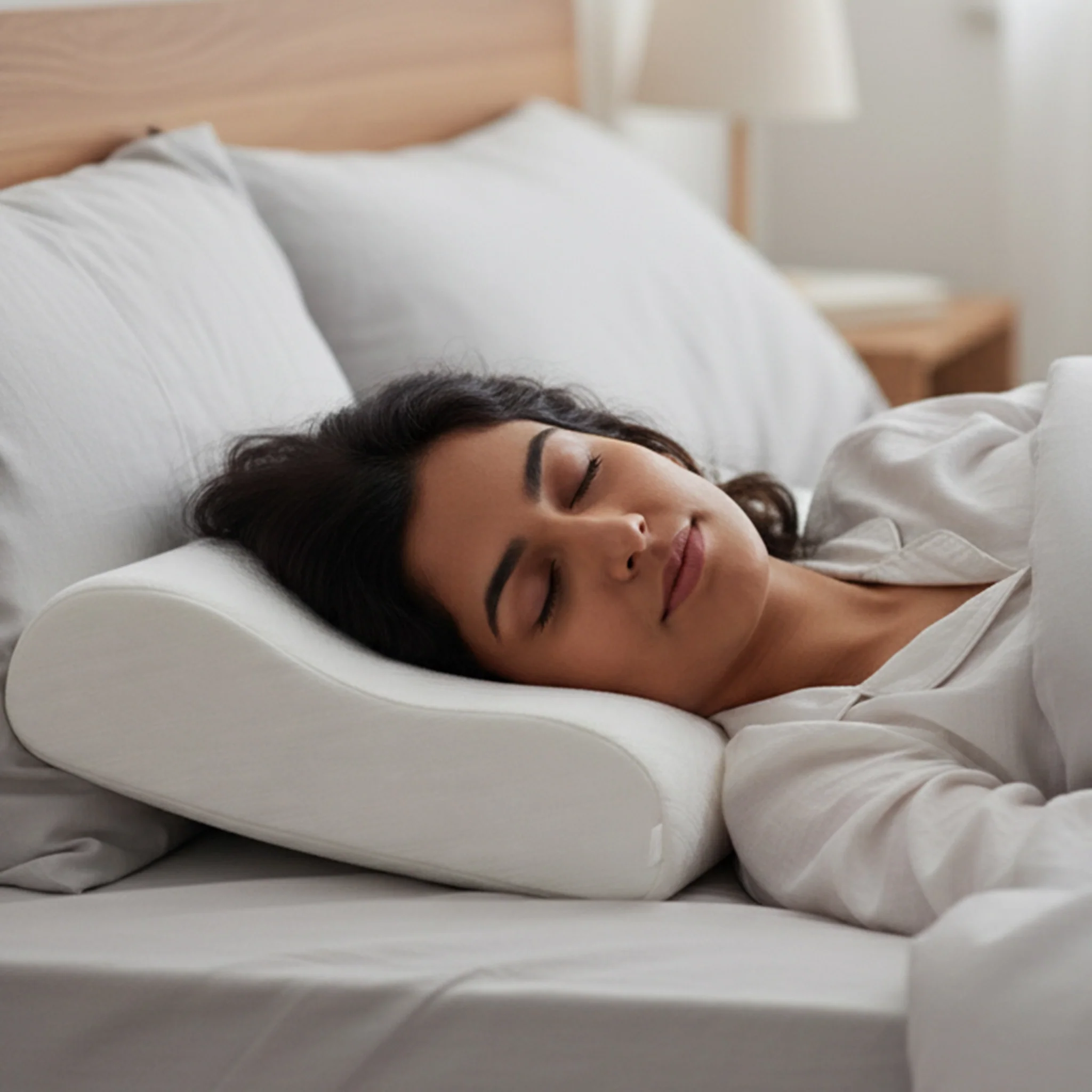 Aloe Contour | Ergonomic Memory Foam Pillow with Aloe Treatment - Image 7