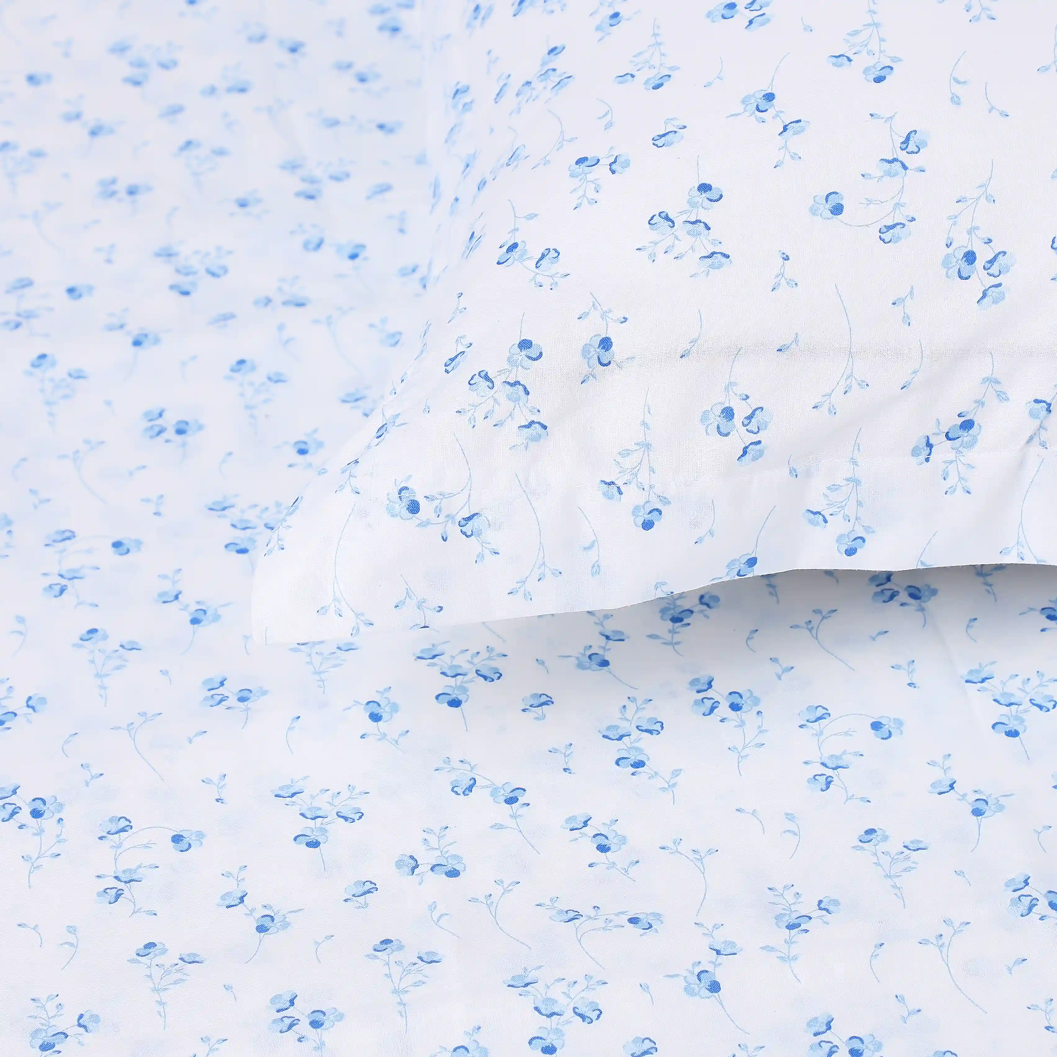 Bloomshire Classic | Everyday Charm Printed Cotton Bedsheet Set-Salmon - Image 25