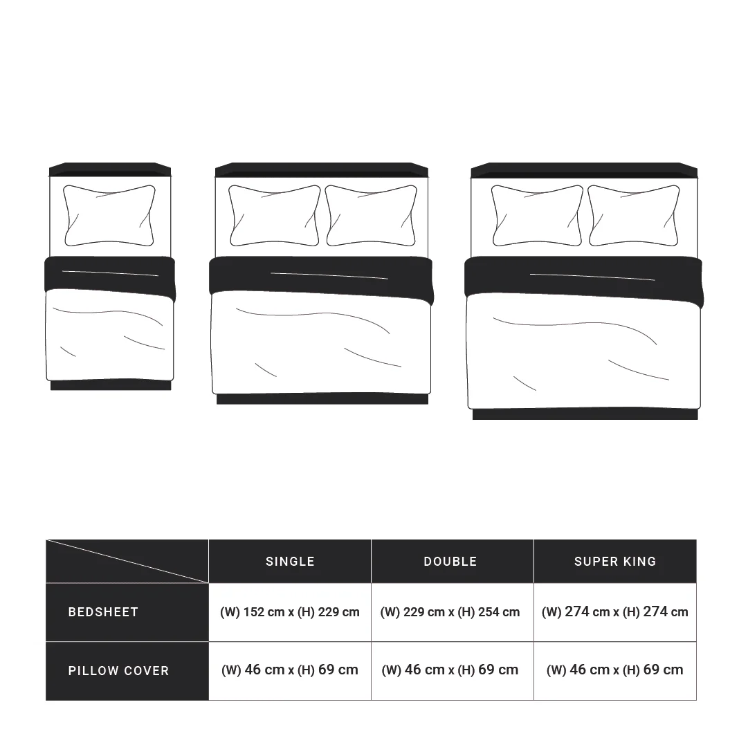 Paleto | Everyday Hues Solid Dyed Cotton Bedsheet Set-Grey Lavender - Image 18