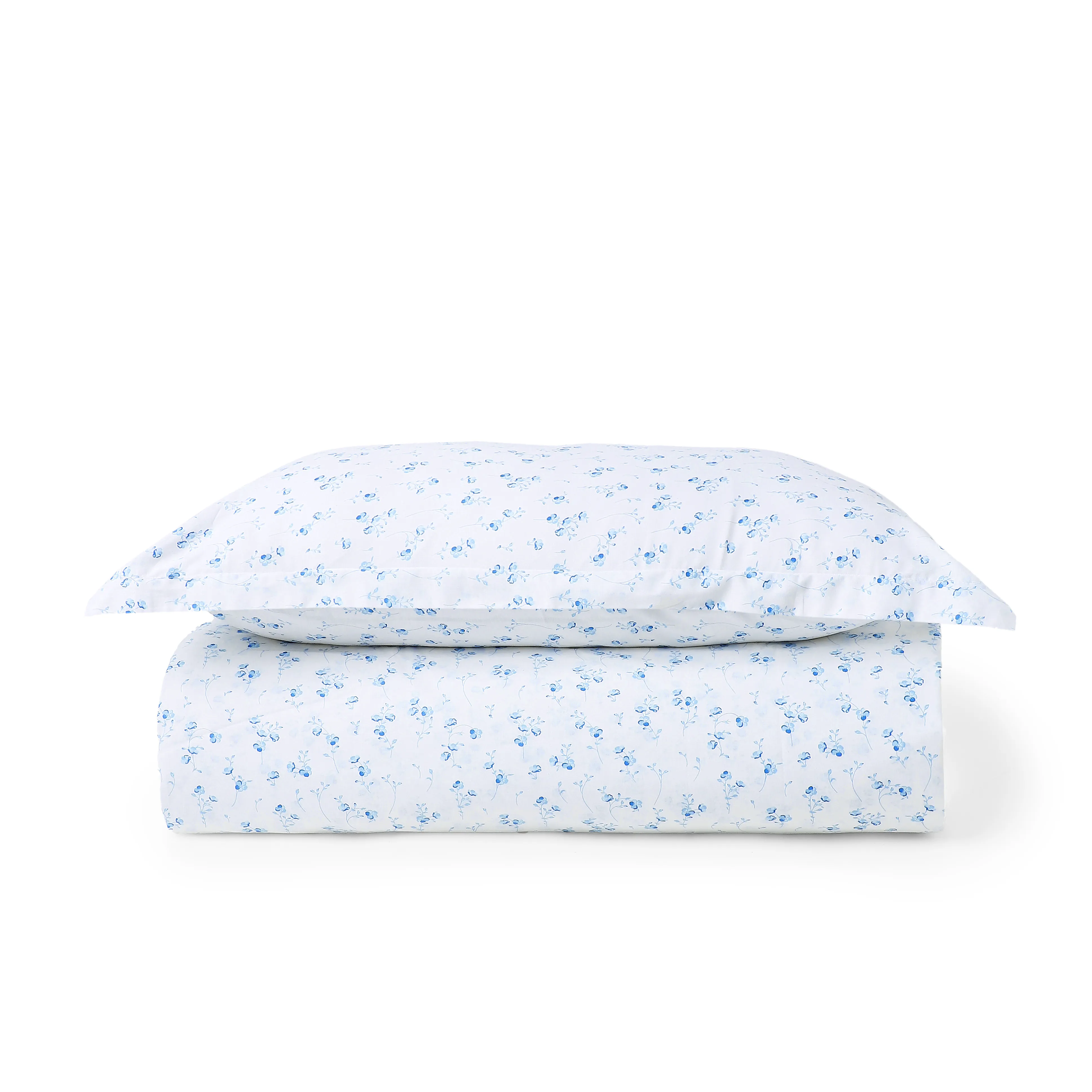 Bloomshire Classic | Everyday Charm Printed Cotton Bedsheet Set-Ocean Blue - Image 4