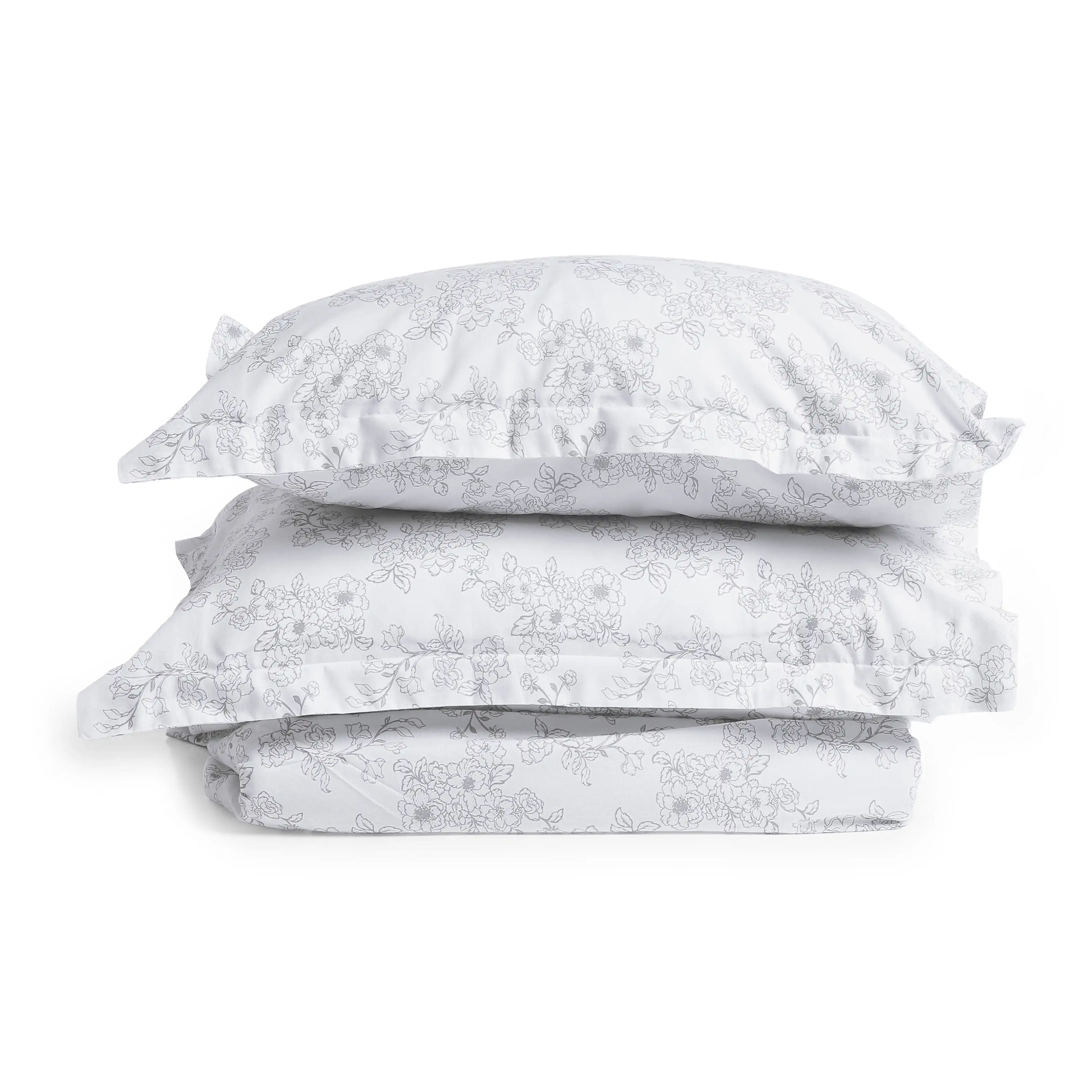 Bloomshire Classic | Everyday Charm Printed Cotton Fitted Sheet Set-Salmon - Image 5