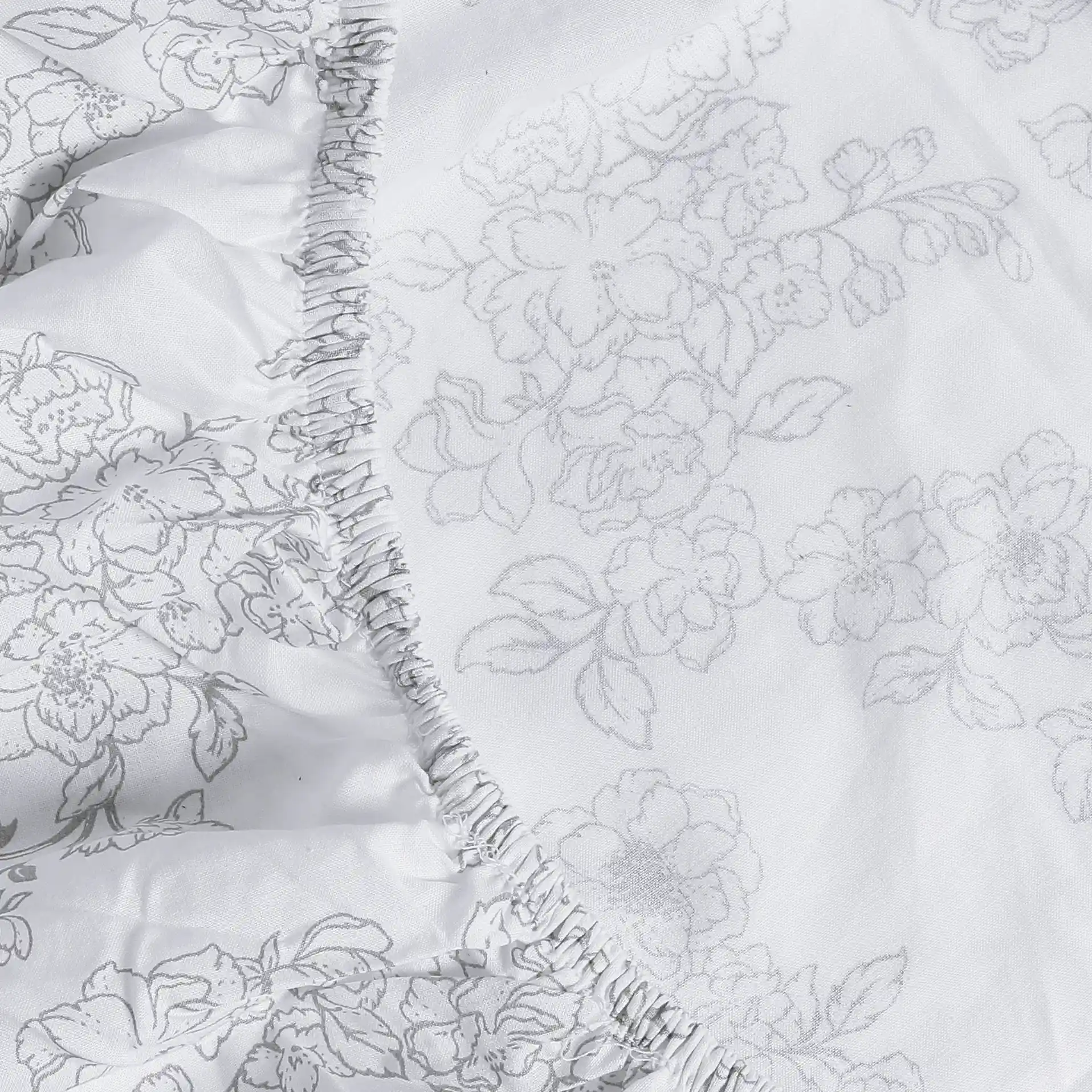 Bloomshire Classic | Everyday Charm Printed Cotton Fitted Sheet Set-Salmon - Image 7