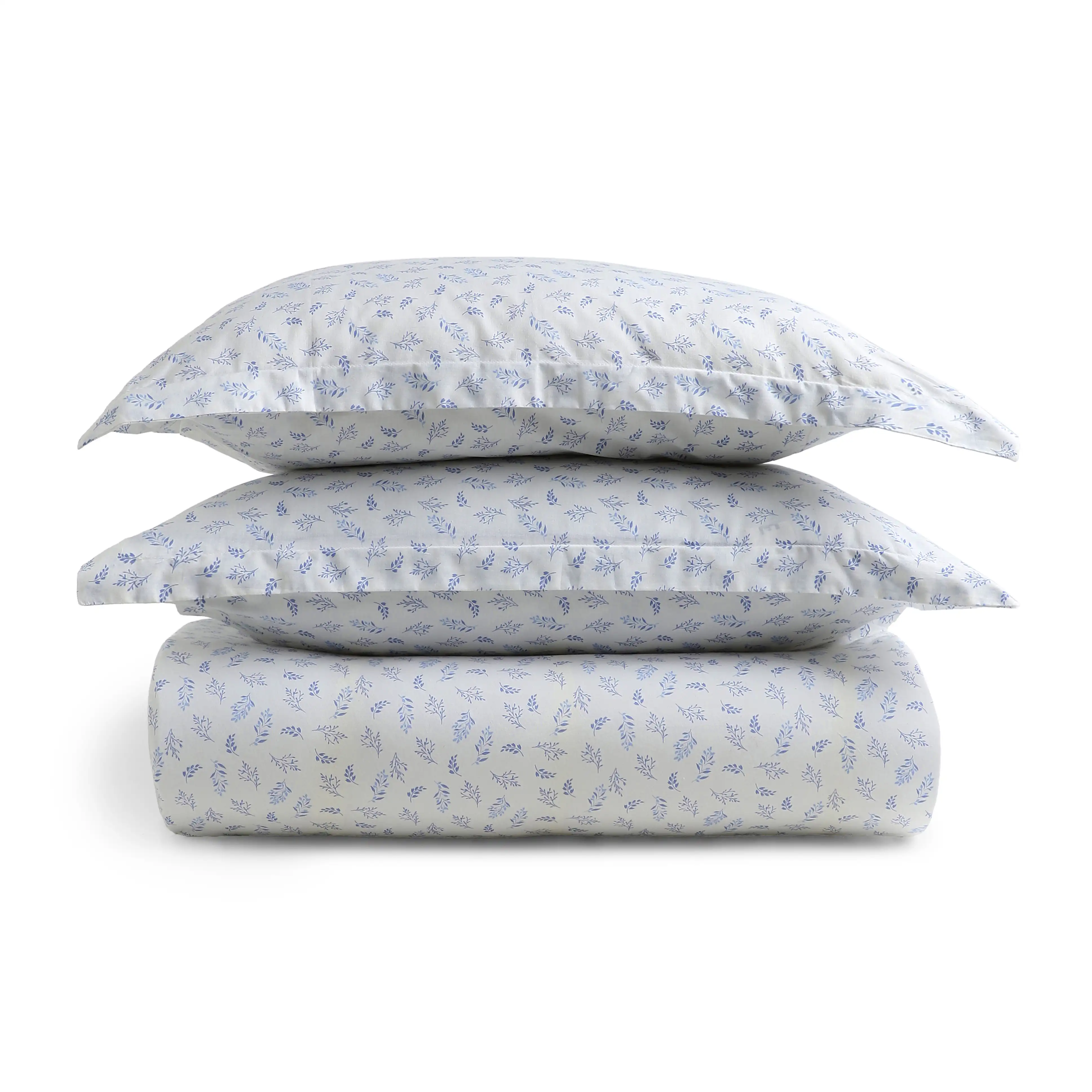 Bloomshire Classic | Everyday Charm Printed Cotton Fitted Sheet Set-Purple - Image 5