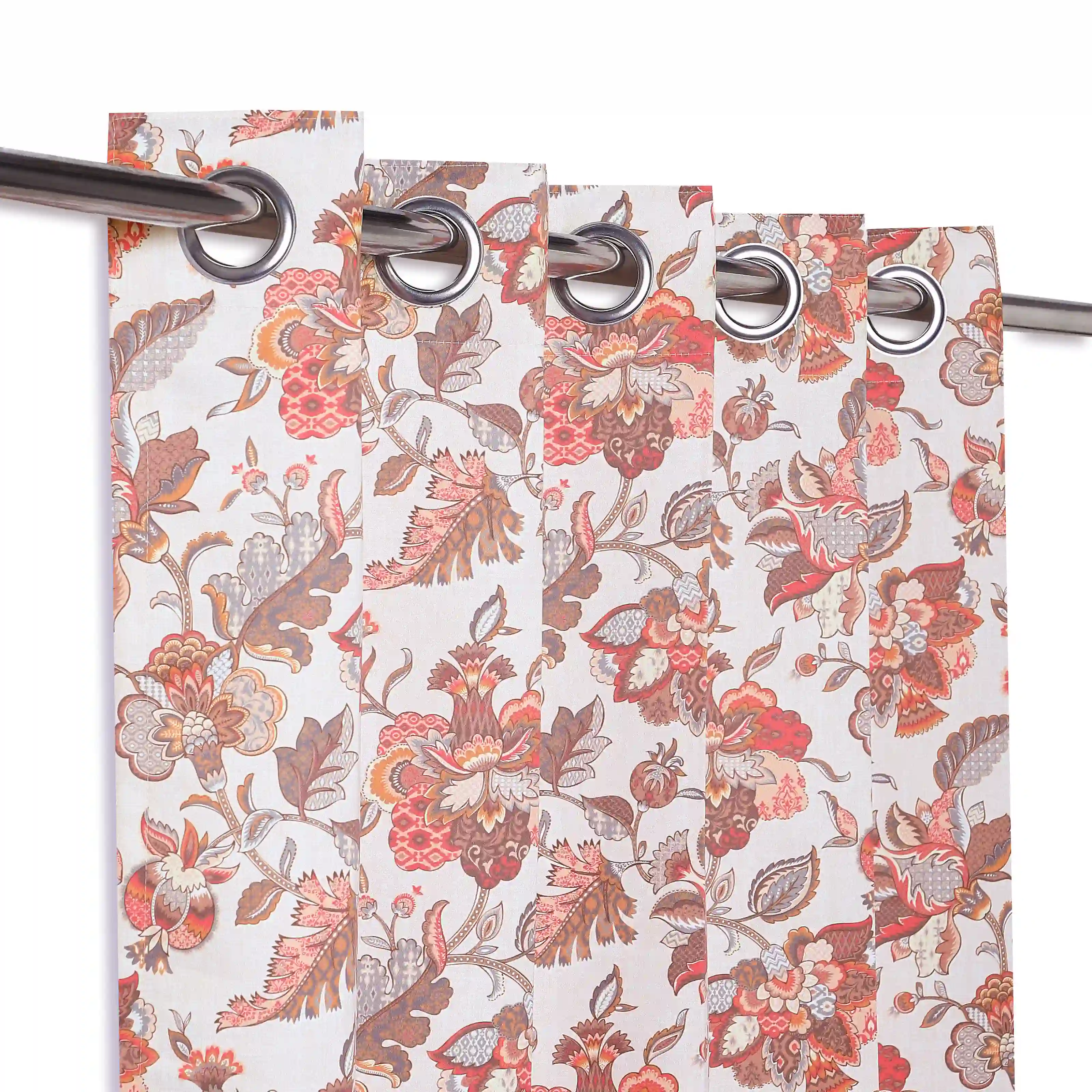Bloomshire Classic Set Of 2 Printed Readymade Curtains | Classic Chintz - Image 6