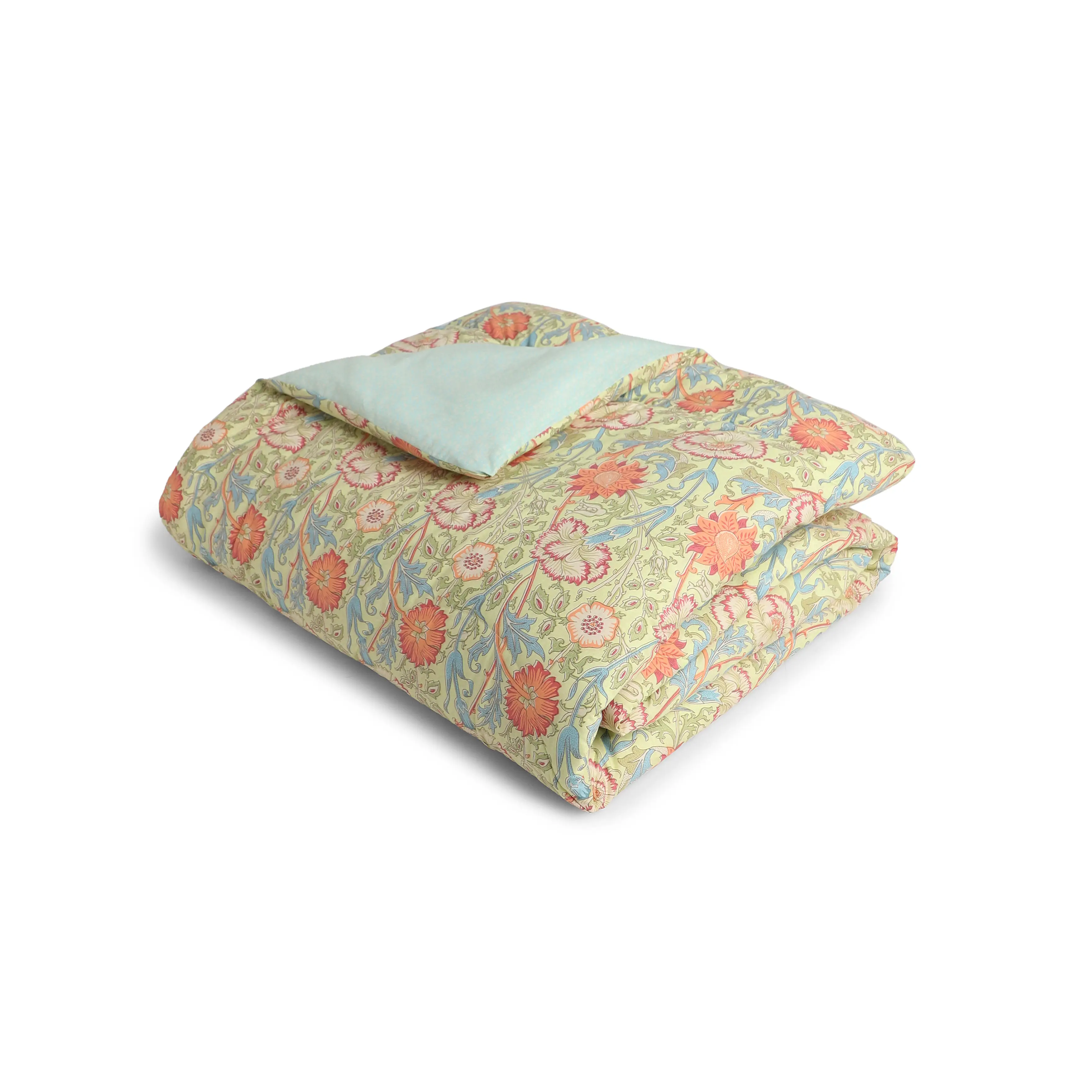 Chippa Lane | Contemporary Indian Print Design 120GSM Reversible Comforter-Green - Image 4