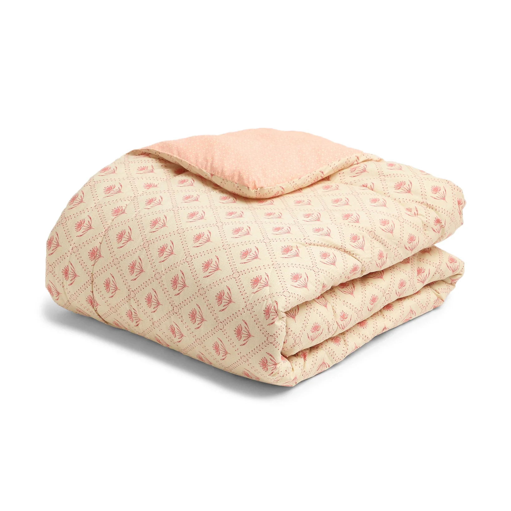 Chippa Lane | Contemporary Indian Print Design 120GSM Reversible Comforter-Red - Image 4