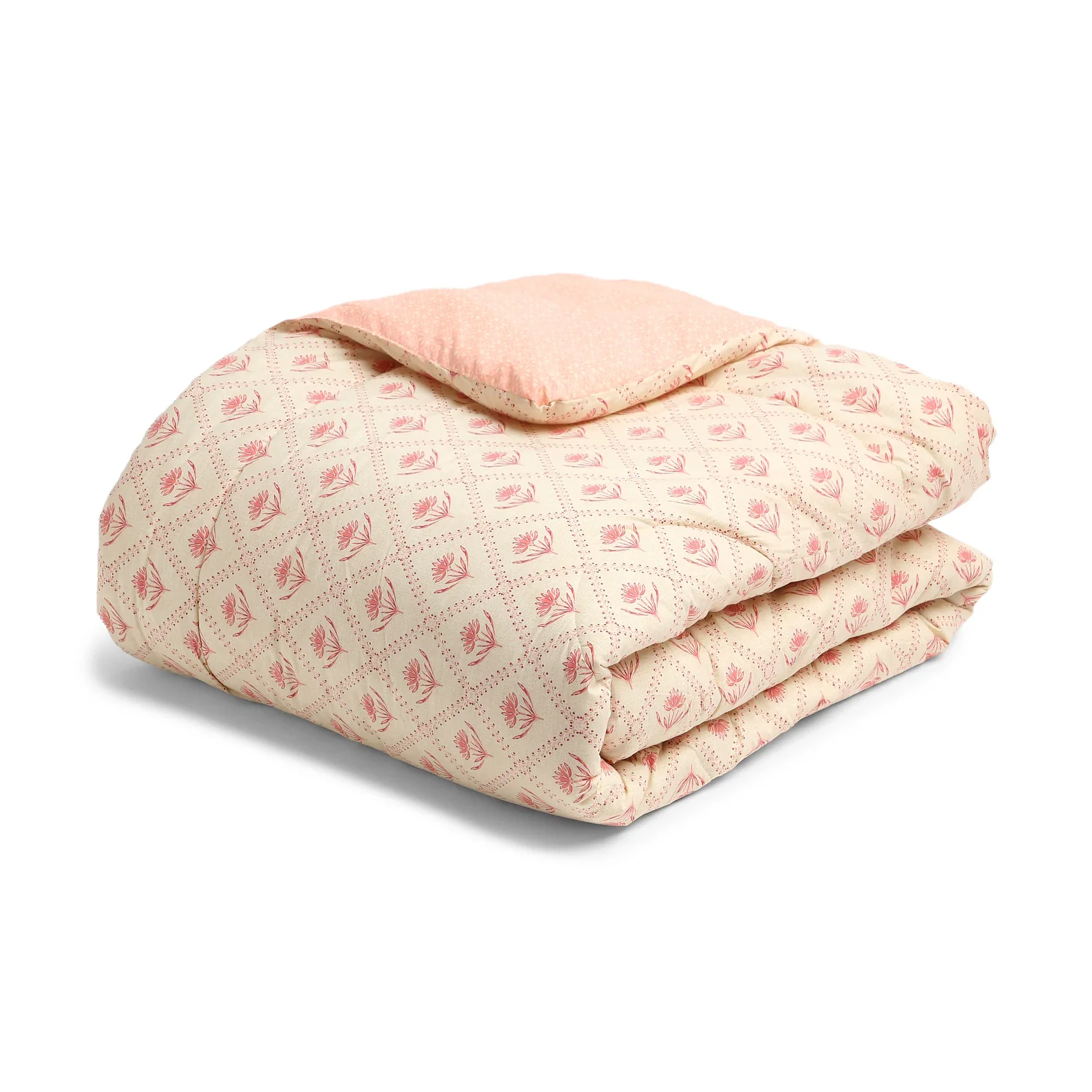 Chippa Lane | Contemporary Indian Print Design 120GSM Reversible Comforter-Red - Image 9