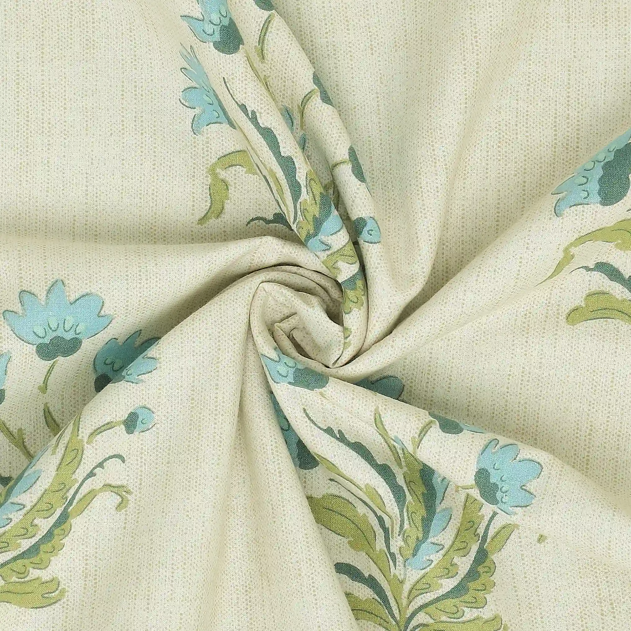 Chippa Lane | Contemporary Indian Print Design Reversible Dohar with Super Soft Flannel Layering-Indian Sage - Image 10