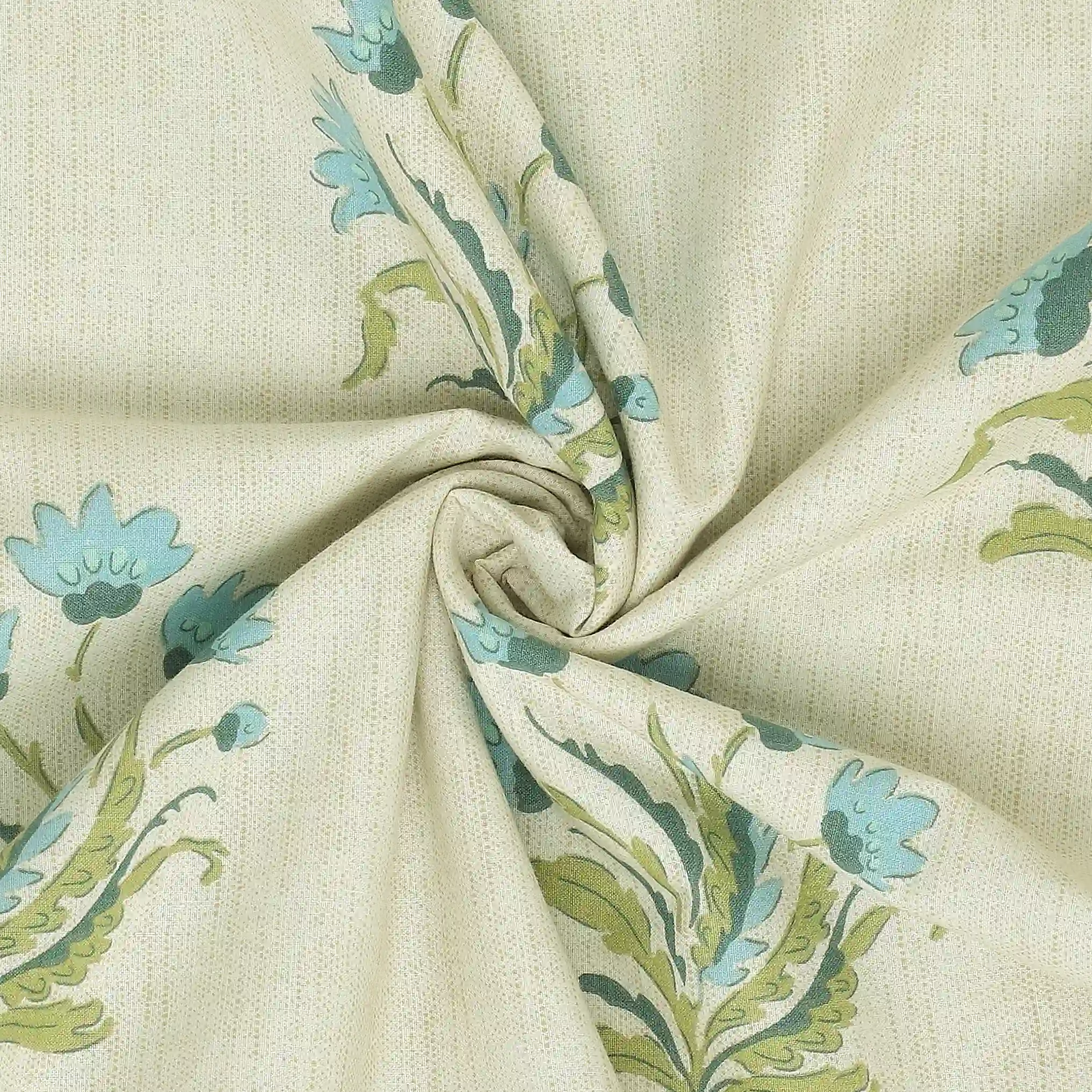 Chippa Lane | Contemporary Indian Print Design Reversible Dohar with Super Soft Flannel Layering-Indian Sage - Image 5
