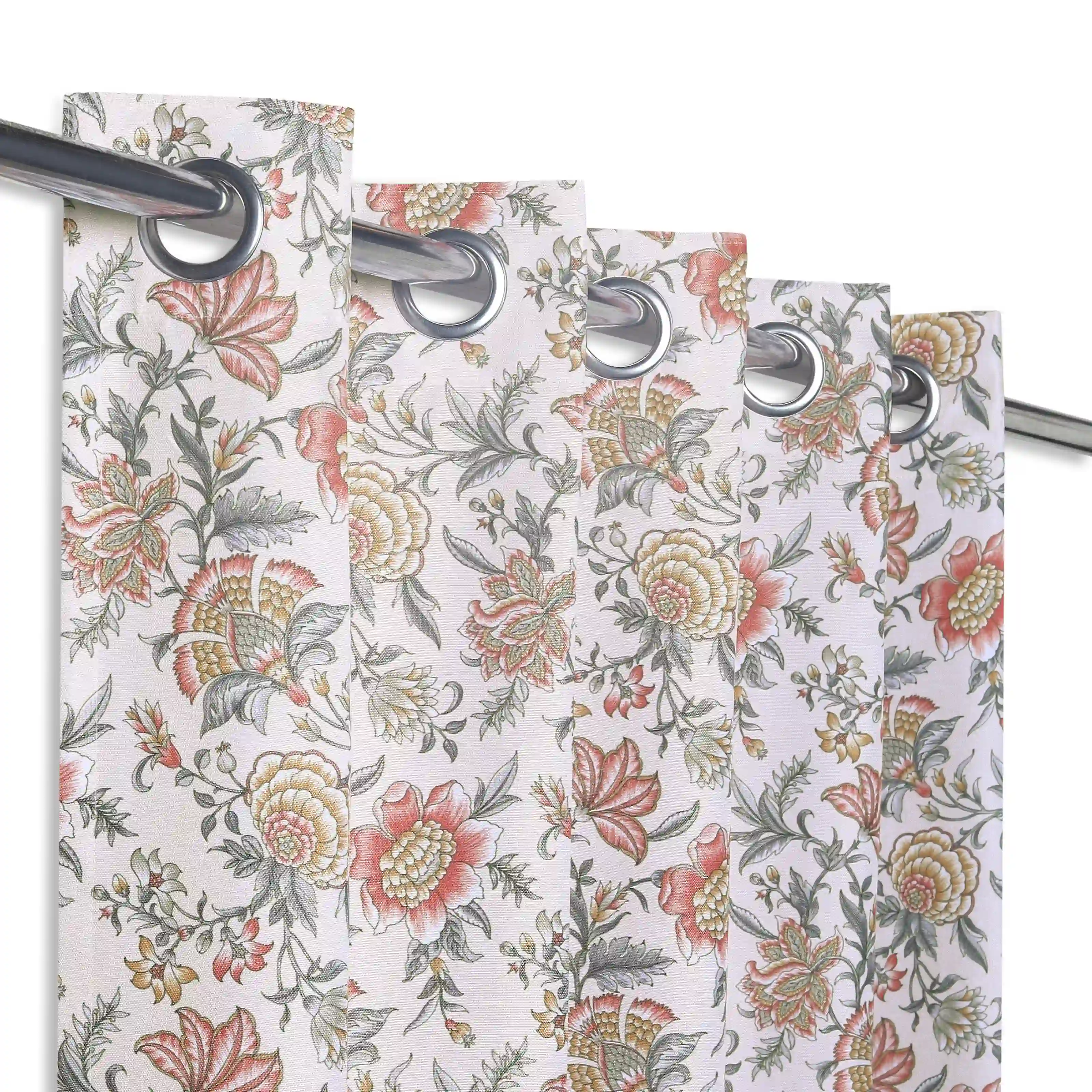Chippa Lane Set Of 2 Printed Readymade Curtains | Chintz Affair - Image 6