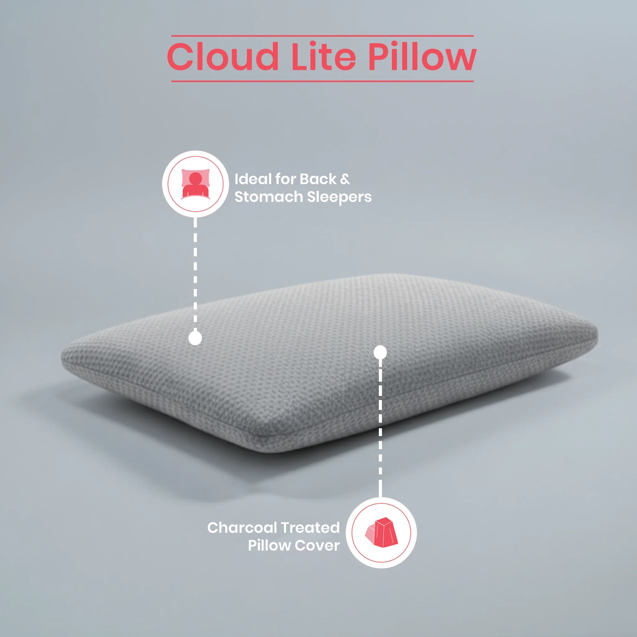 Cloud Lite | Ultra Slim Memory Foam Pillow - Image 5