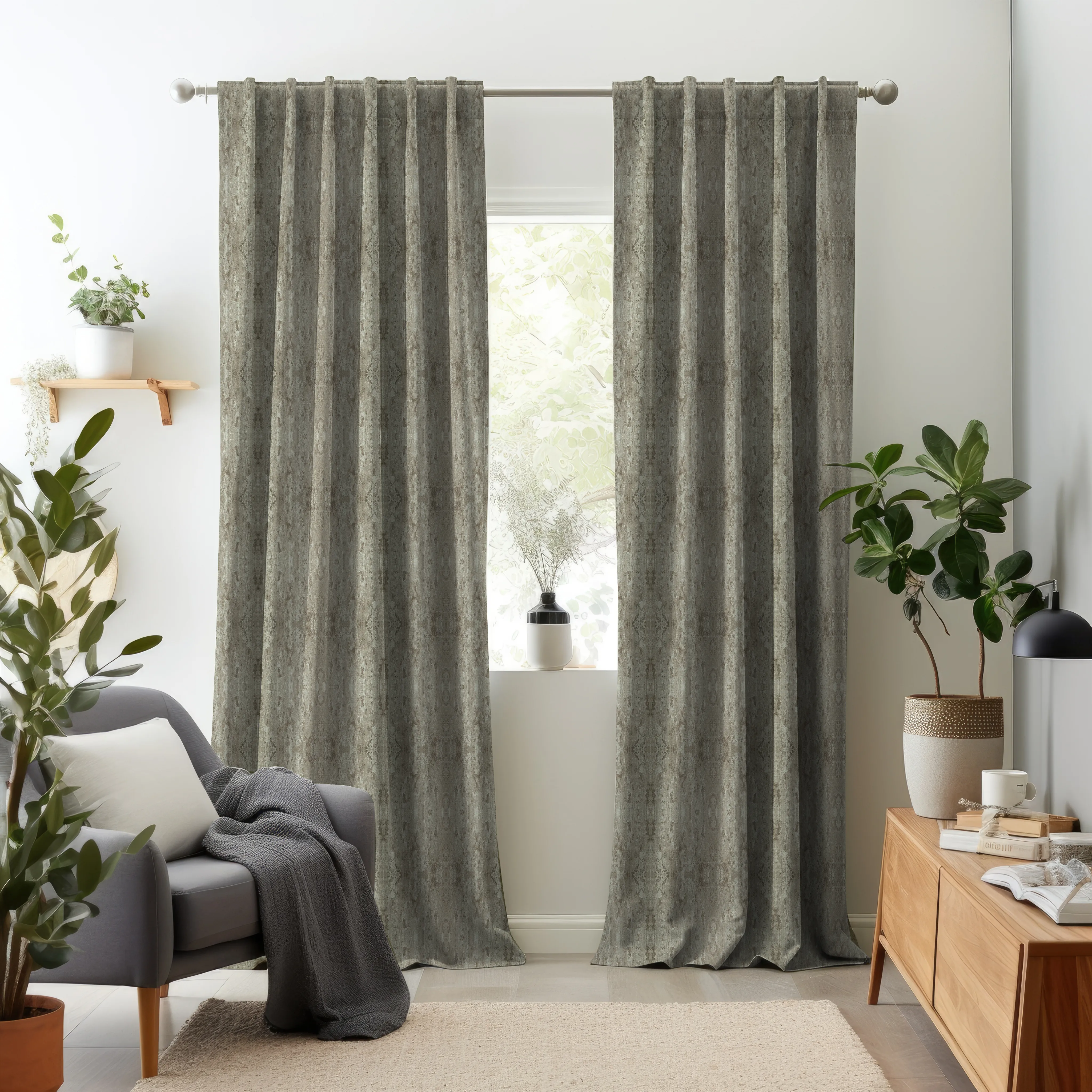 Cosmic Charm Edition 2 - Etch | Made to Order Light Filtering Curtains - Image 4