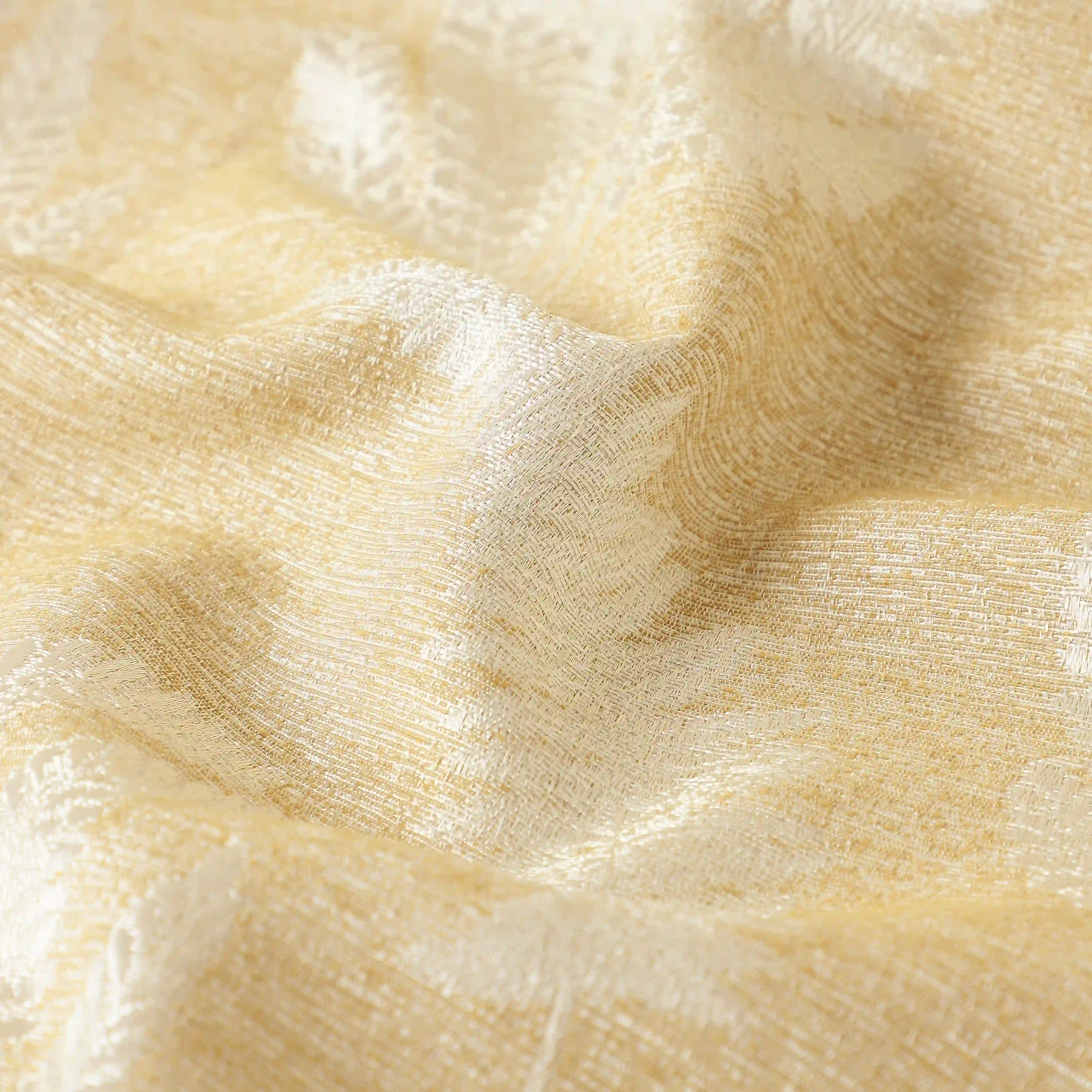 De Jacquard - Classic Set Of 2 Jacquard Readymade Curtains | Tropical Whisper - Image 15