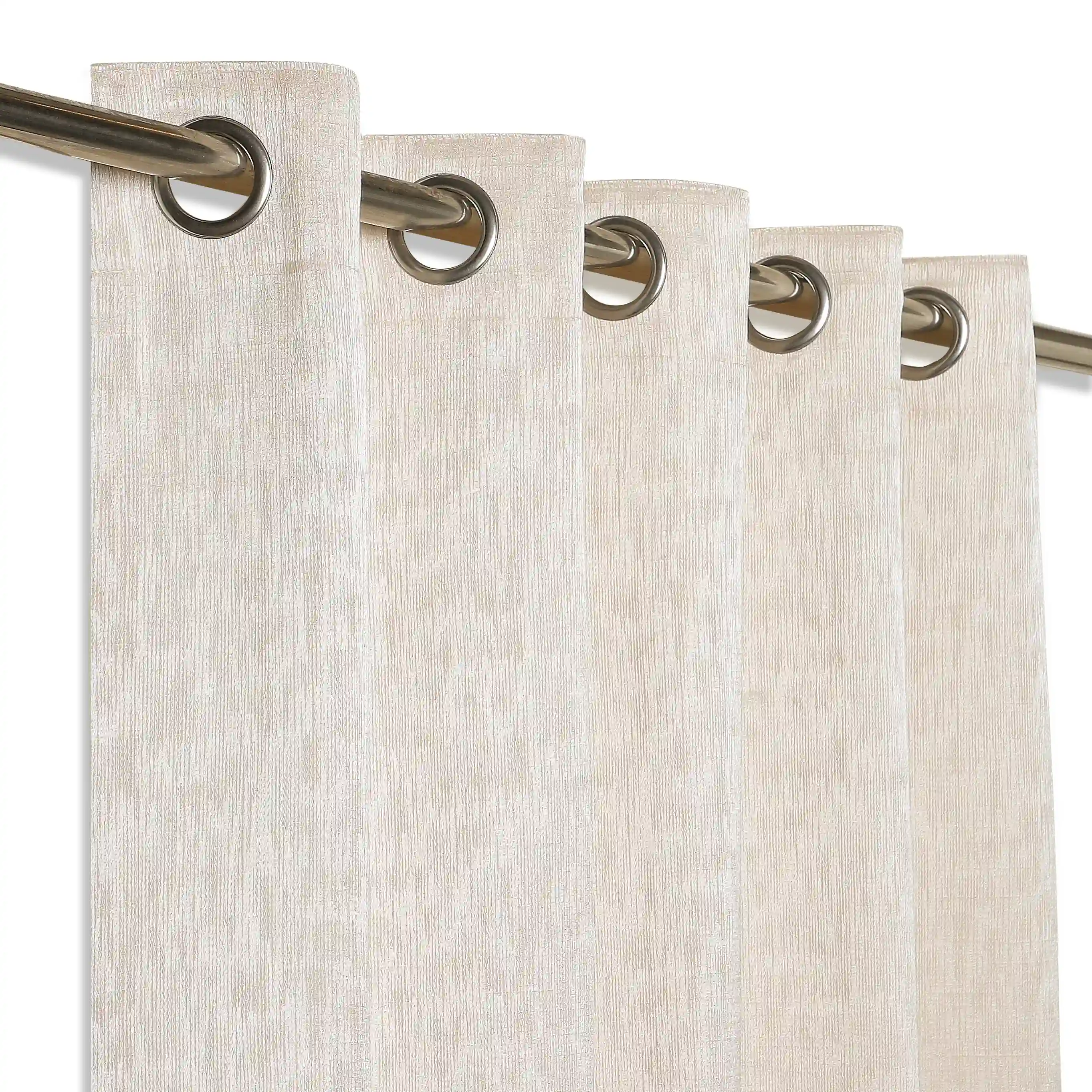 De Jacquard - Classic Set Of 2 Jacquard Readymade Curtains | Urban Melange - Image 22