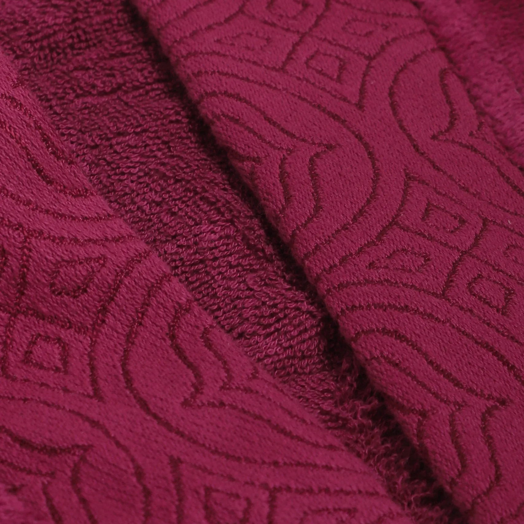 De Jacquard | Super Absorbent & Luxurious Bathrobe | With Decorative Jacquard Collar & Cuff - Image 12