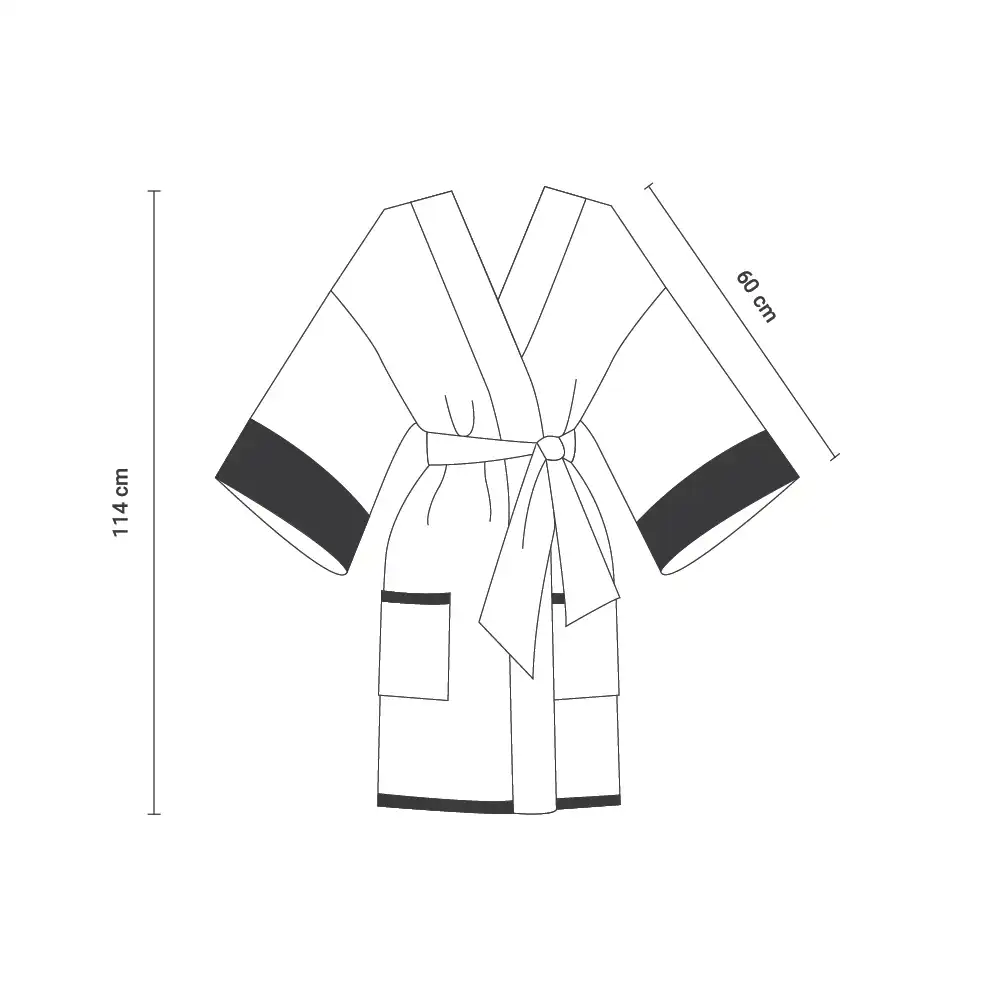De Jacquard | Super Absorbent & Luxurious Bathrobe | With Decorative Jacquard Collar & Cuff - Image 13