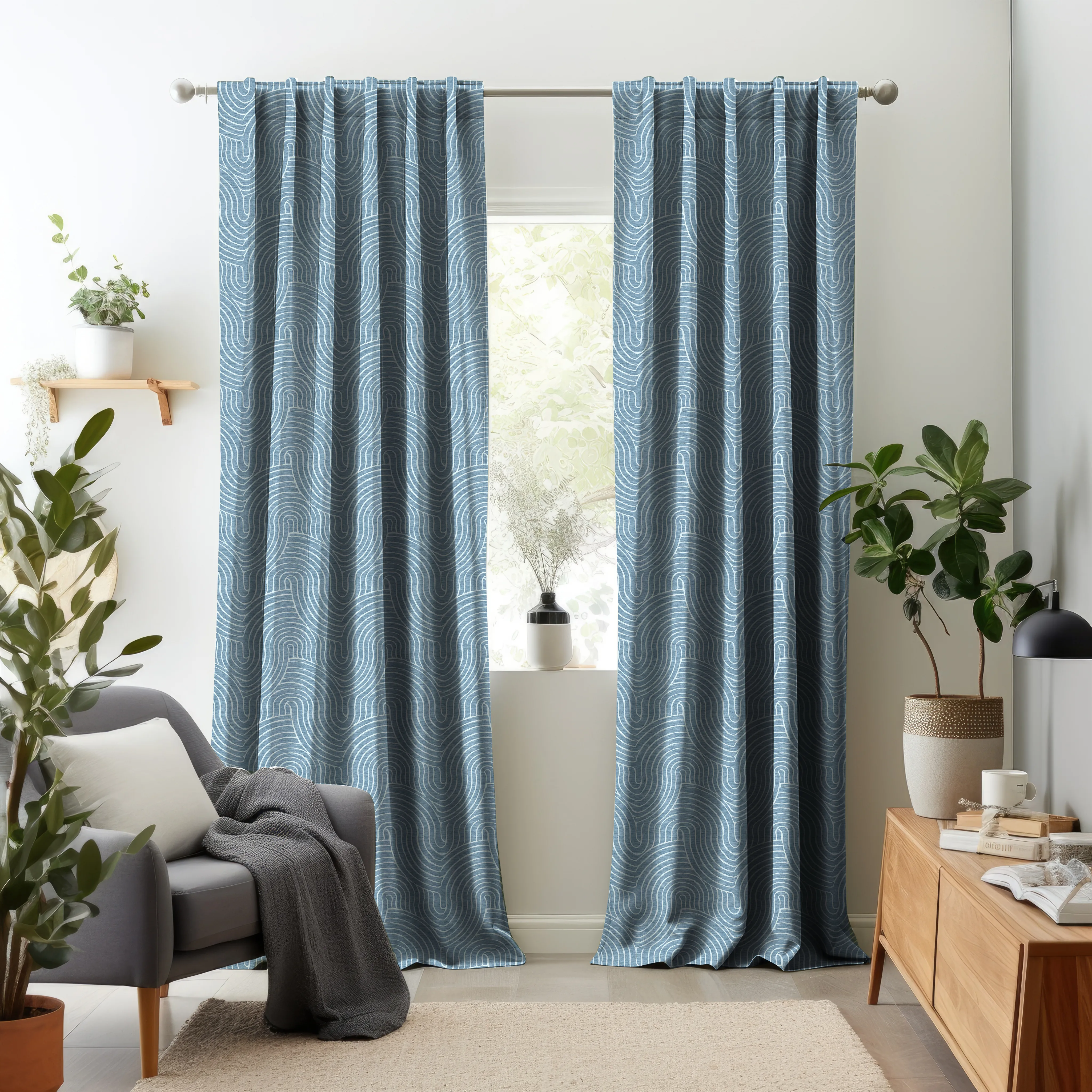 Earthen Tales Edition 1 - Plash | Made to Order Light Filtering Curtains - Image 13