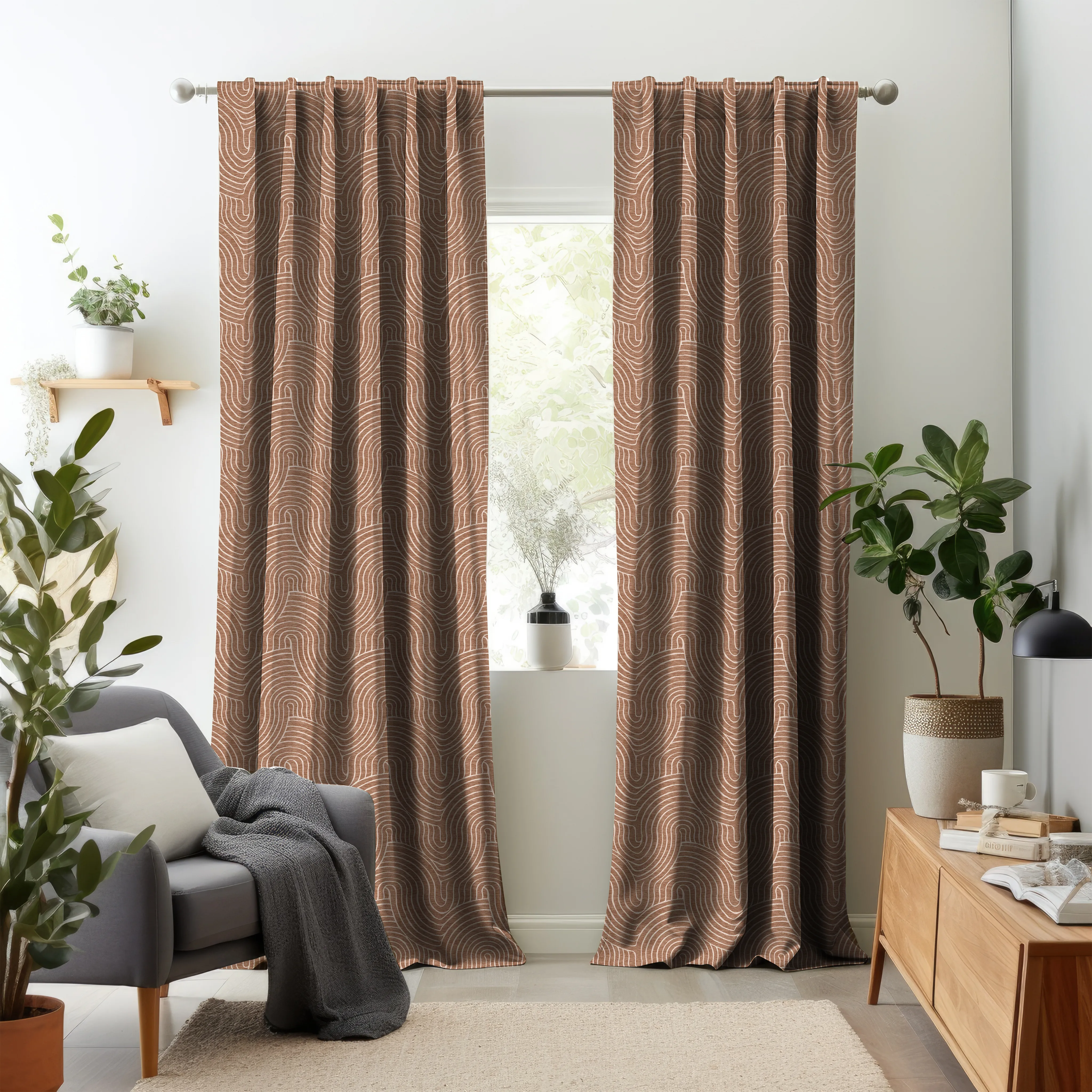 Earthen Tales Edition 1 - Plash | Made to Order Light Filtering Curtains - Image 16