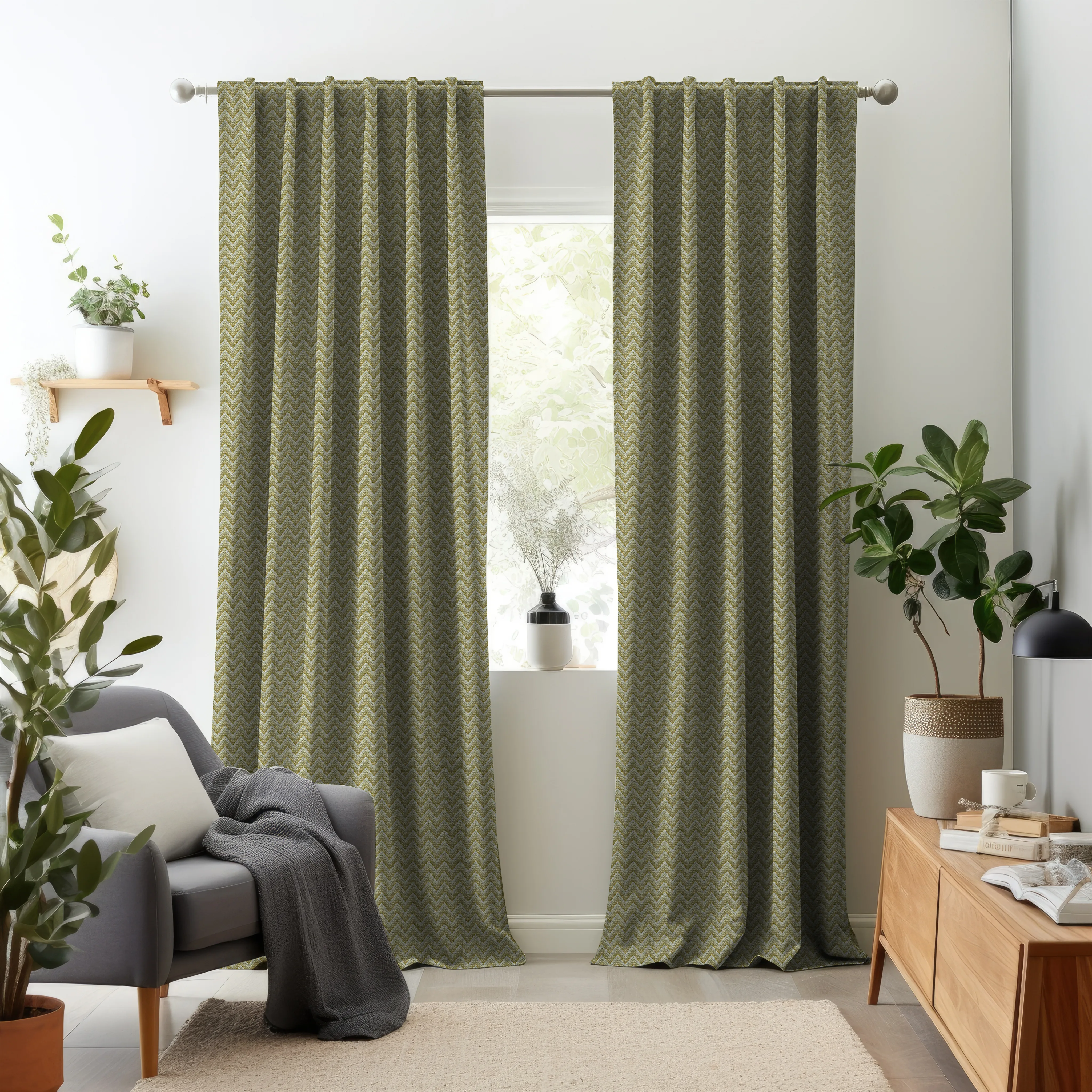 Elementos Edition 10 - Trikona | Made to Order Light Filtering Curtains - Image 10