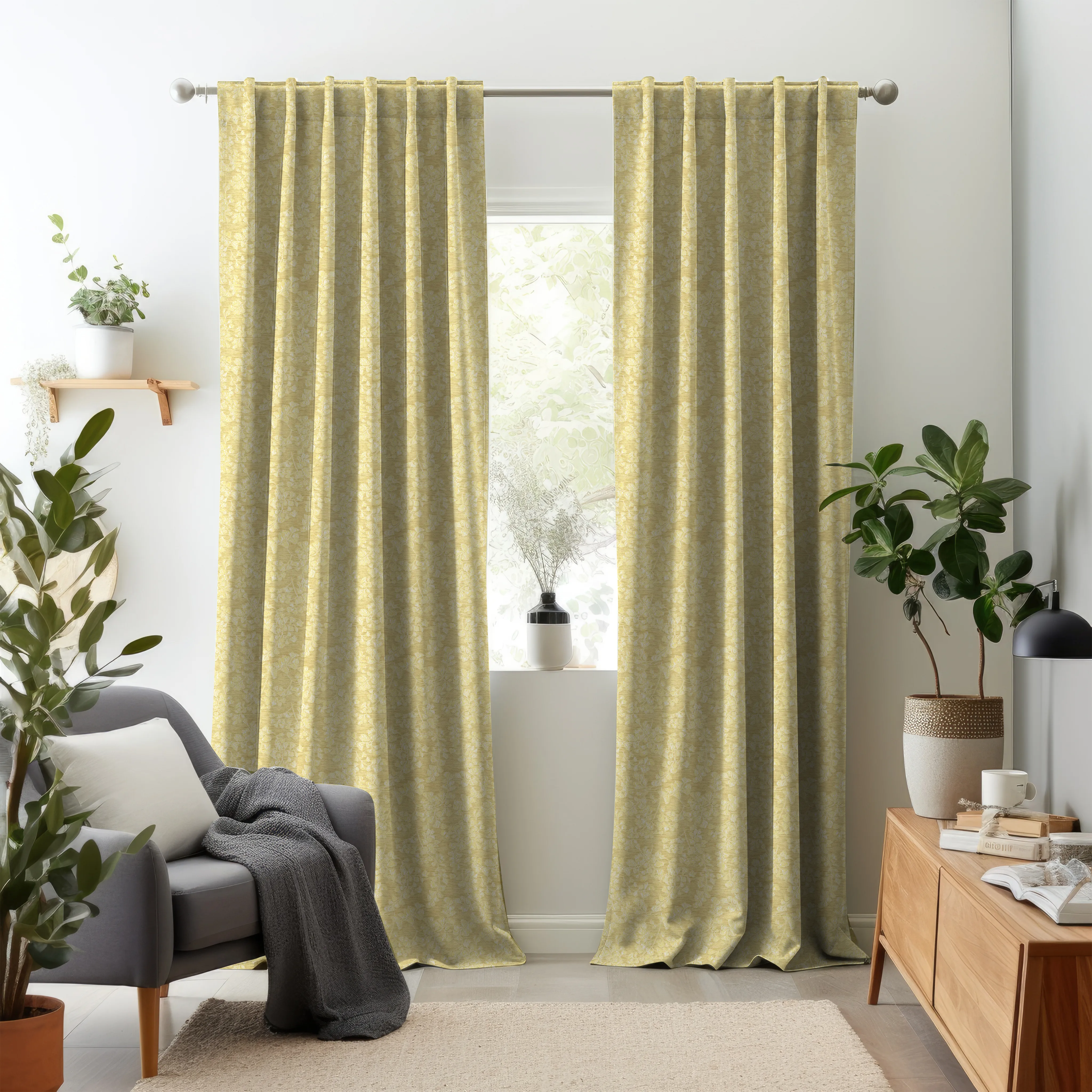 Elementos Edition 3 - Sedge | Made to Order Light Filtering Curtains