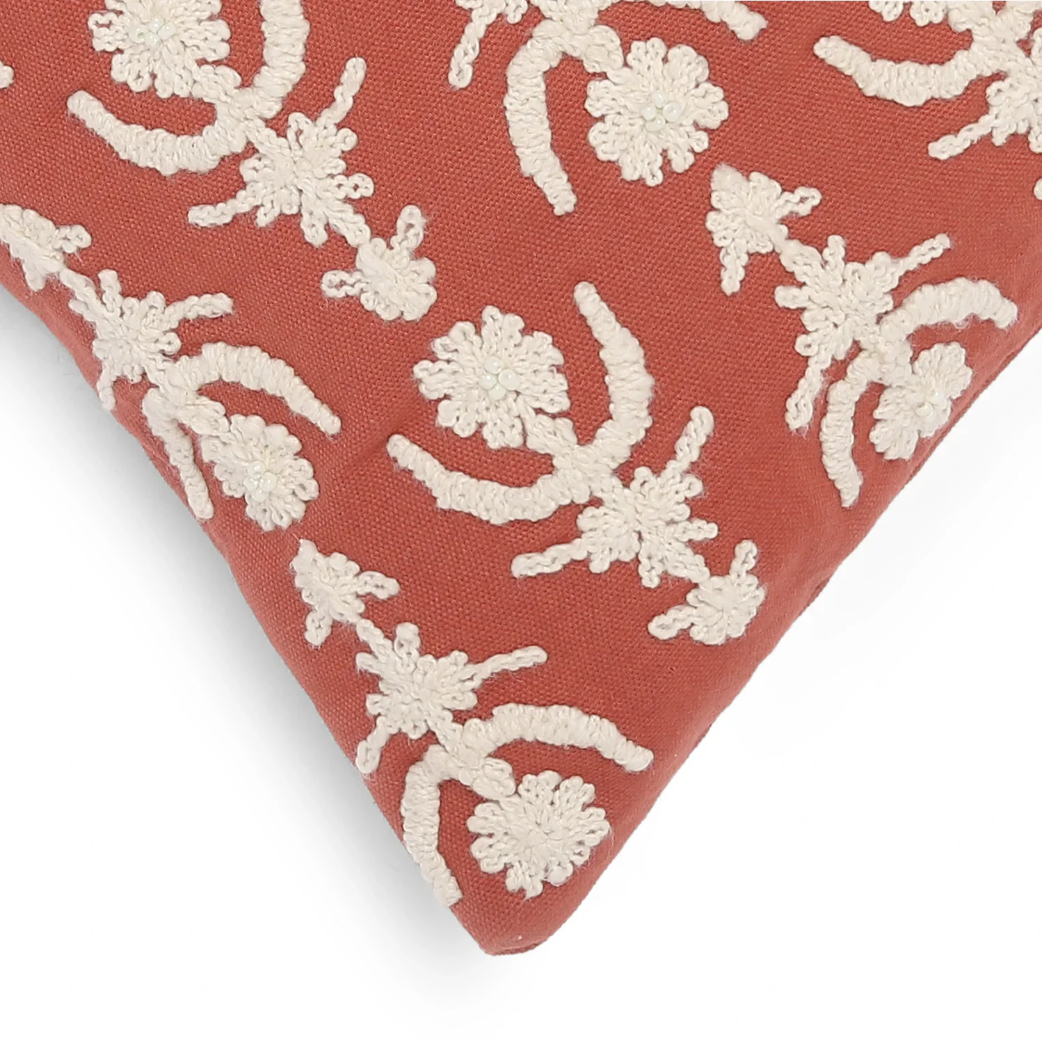Espricia Embroidered Cushion Cover | Banjara Bloom - Image 3