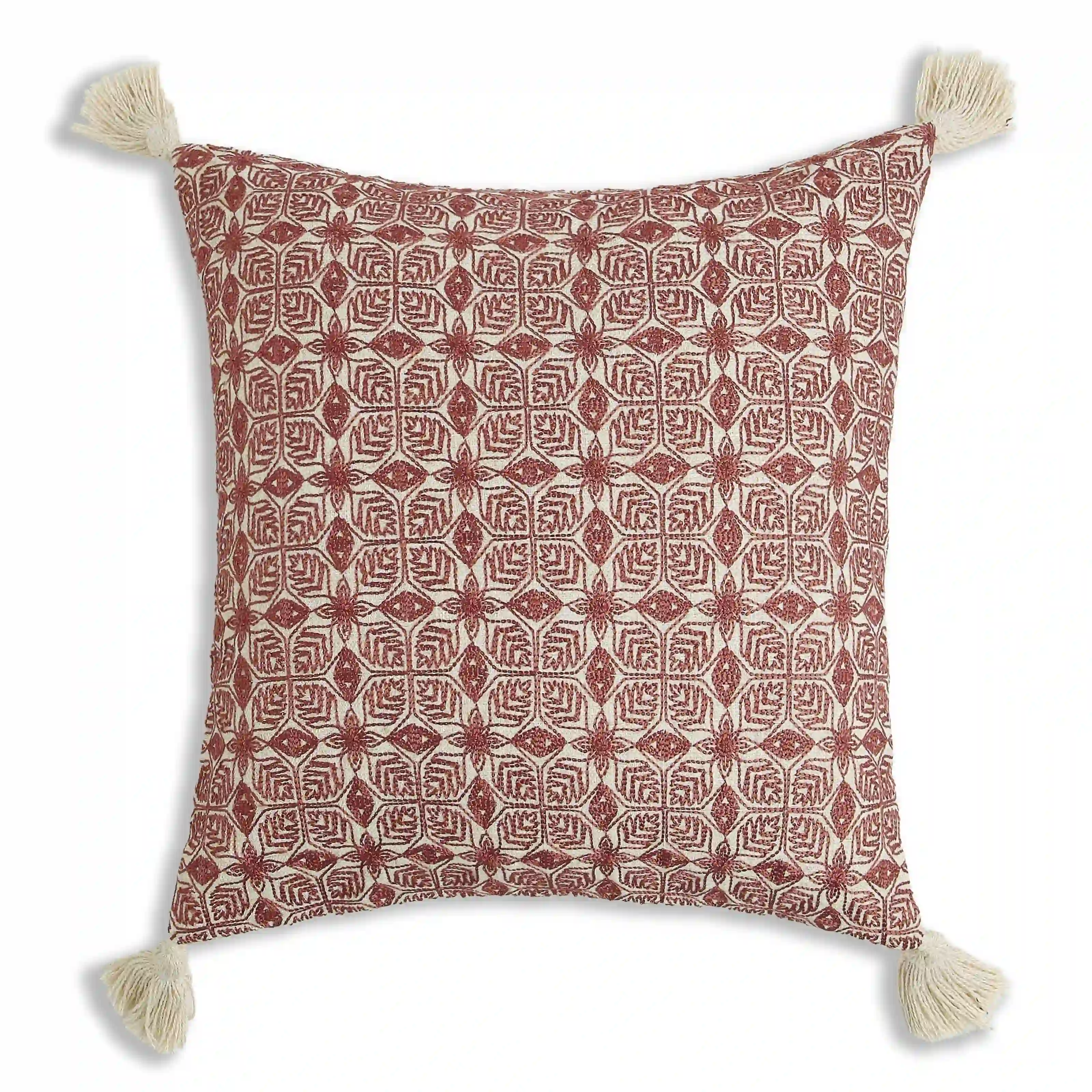 Espricia Embroidered Cushion Cover | Jharokha - Image 16