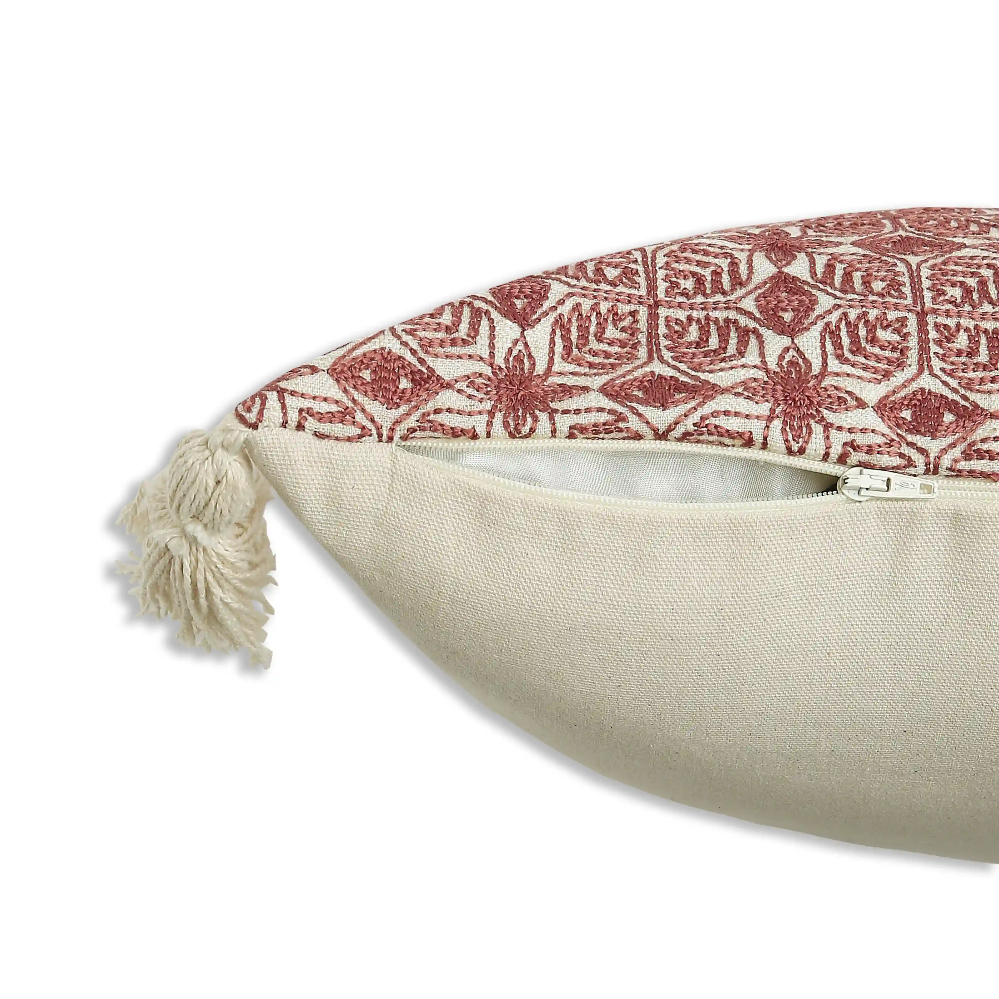 Espricia Embroidered Cushion Cover | Jharokha - Image 20