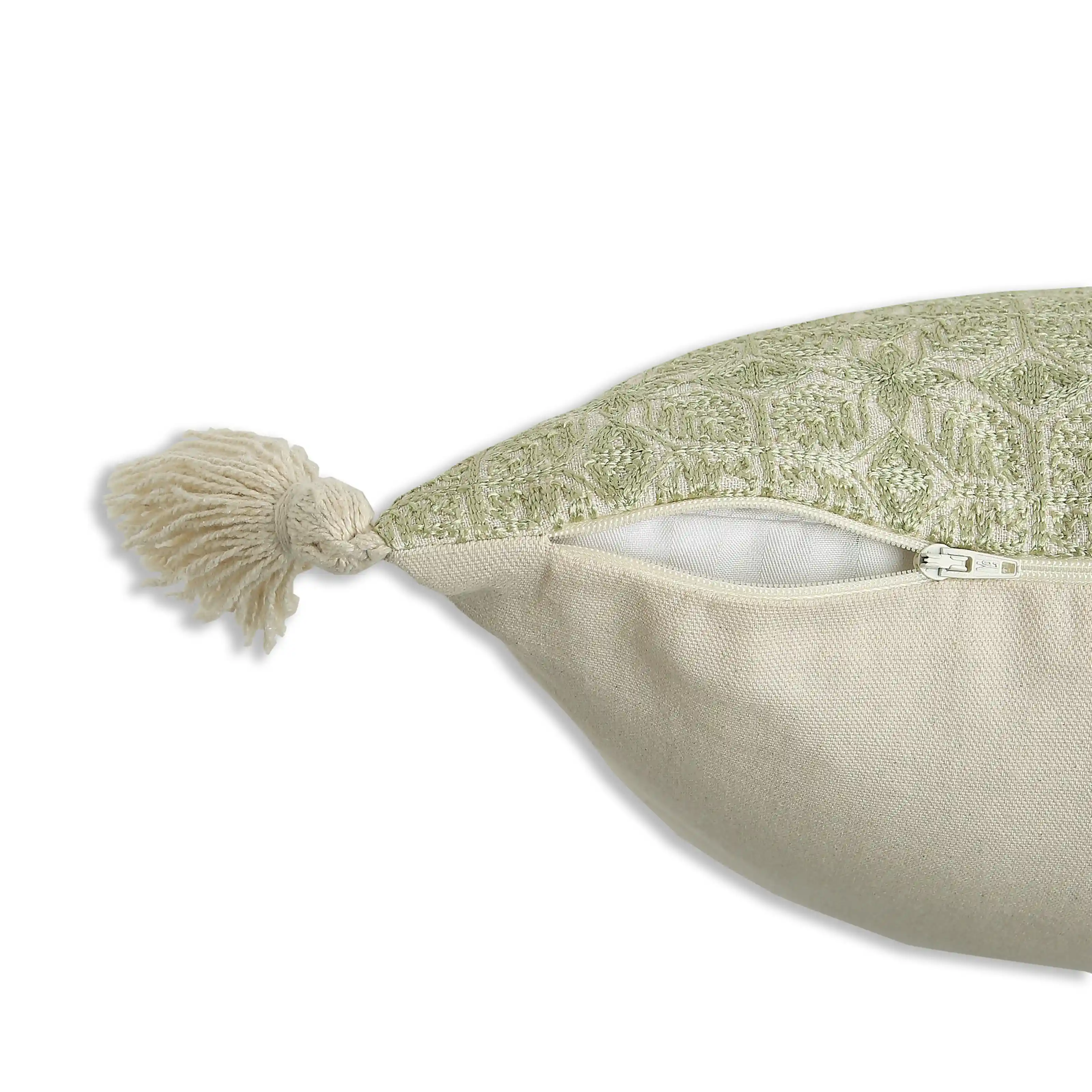 Espricia Embroidered Cushion Cover | Jharokha - Image 25