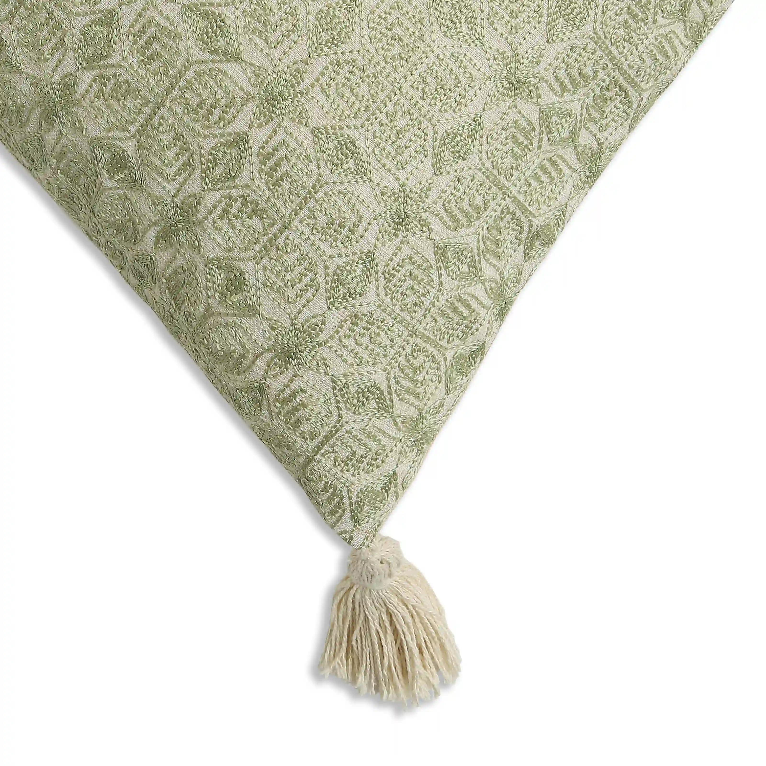 Espricia Embroidered Cushion Cover | Jharokha - Image 3
