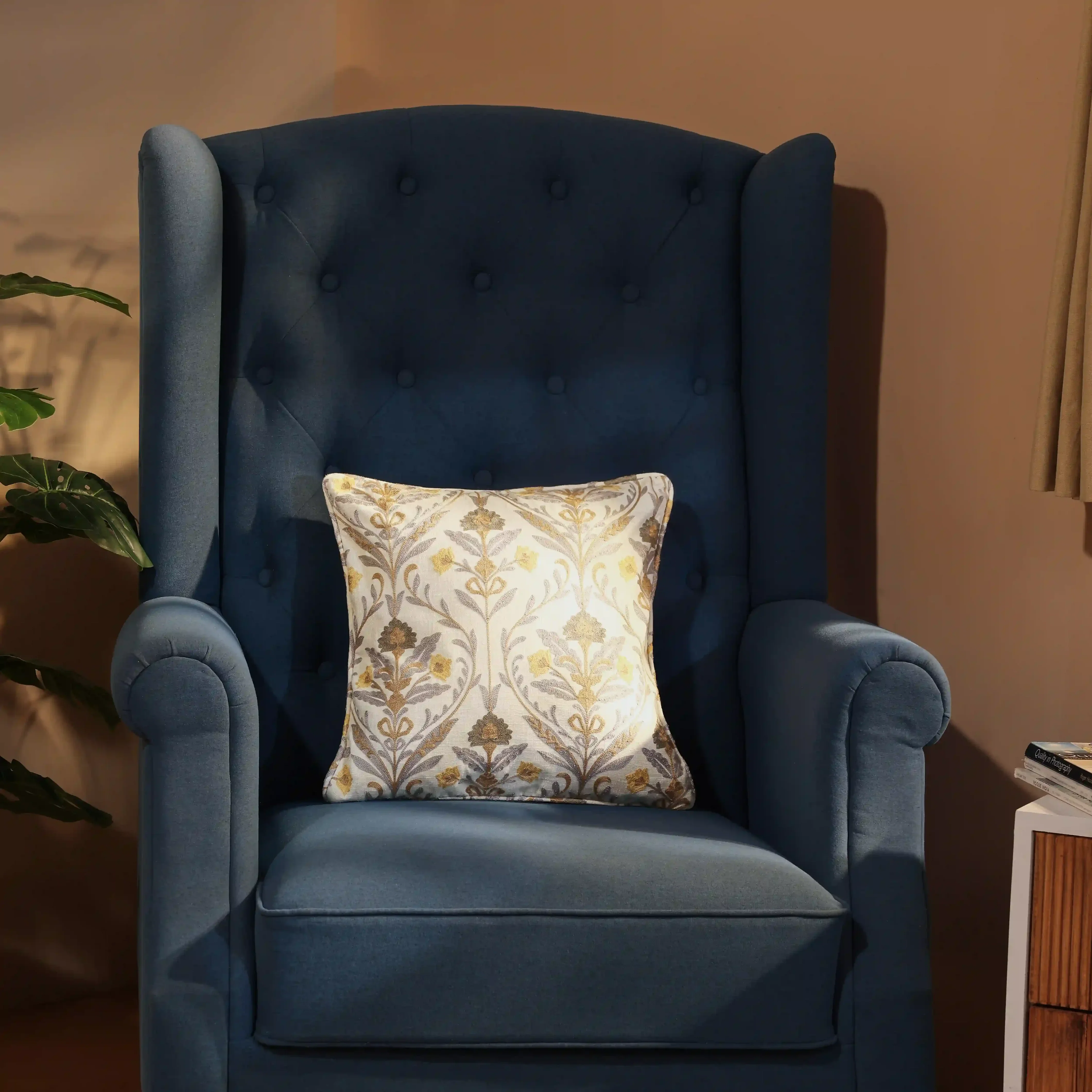 Espricia Embroidered Cushion Cover | Saanjh - Image 4