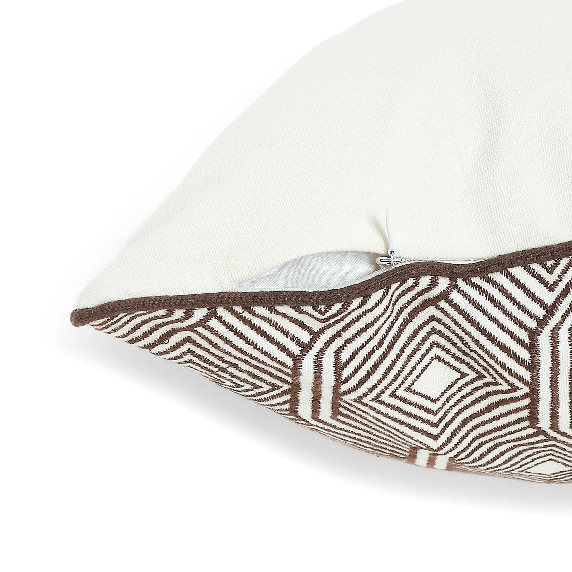 Espricia Embroidered Cushion Cover | Tile & Thread - Image 10