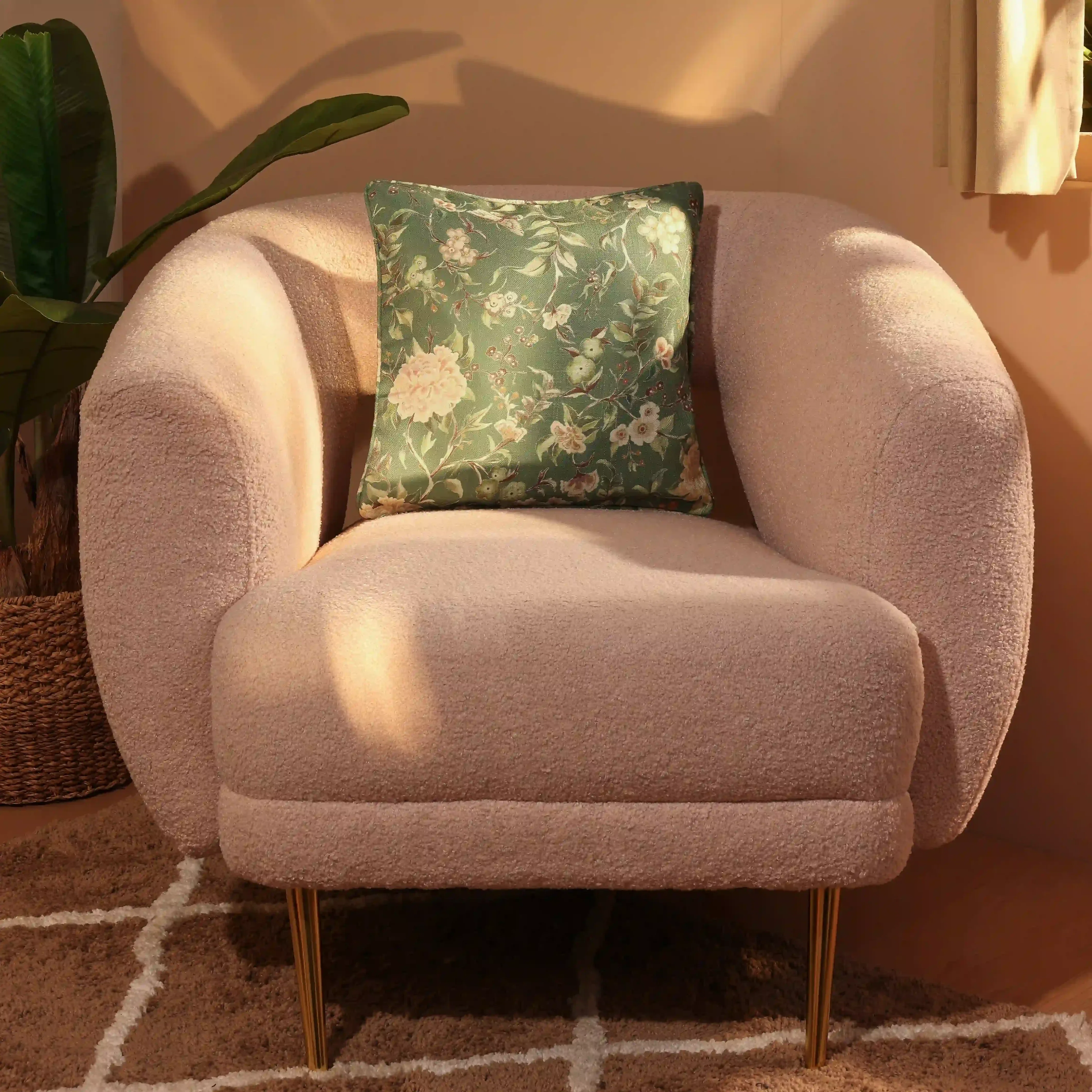 Espricia Printed Cushion Cover | Gardenia - Image 9