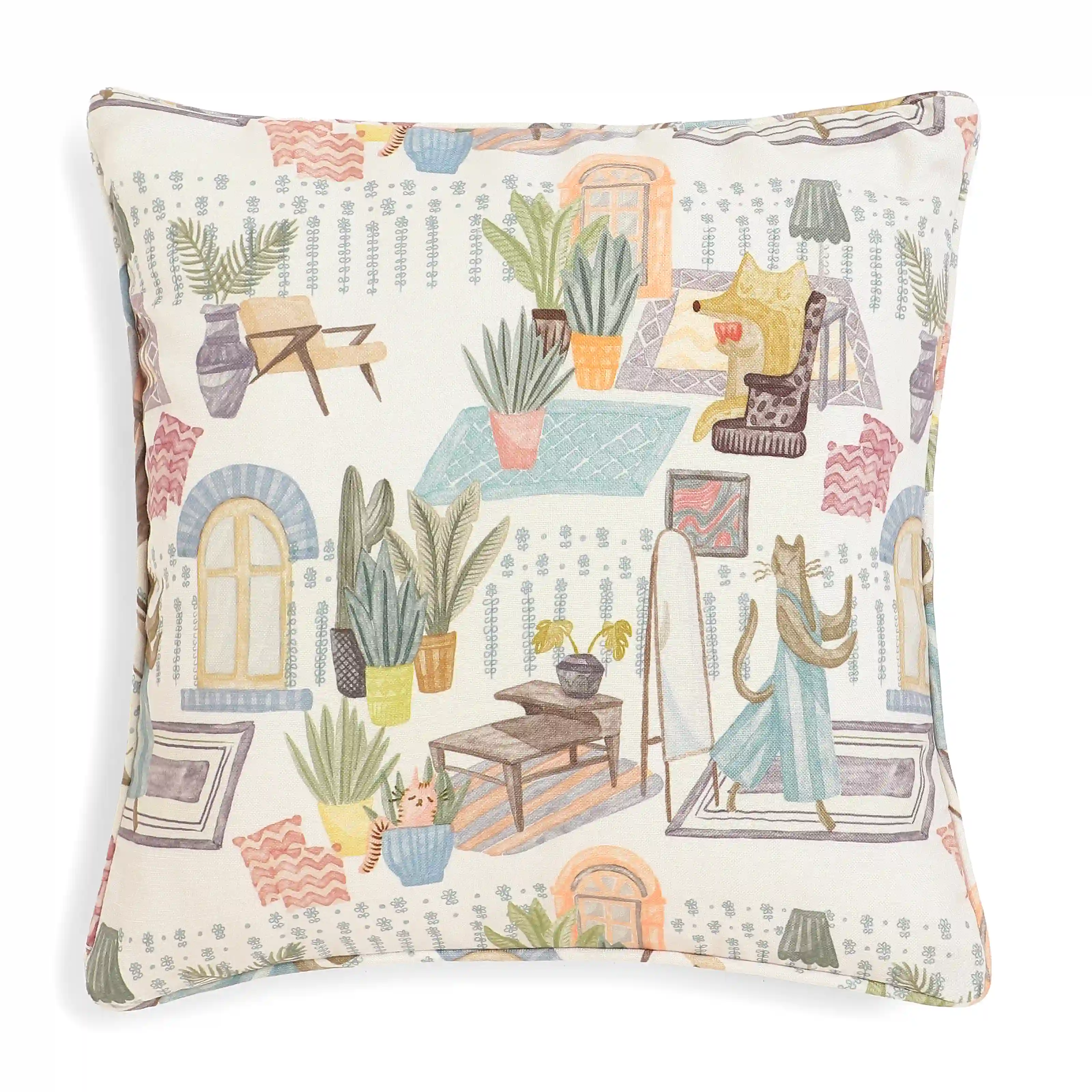 Espricia Printed Cushion Cover | Playful Doodles - Image 6