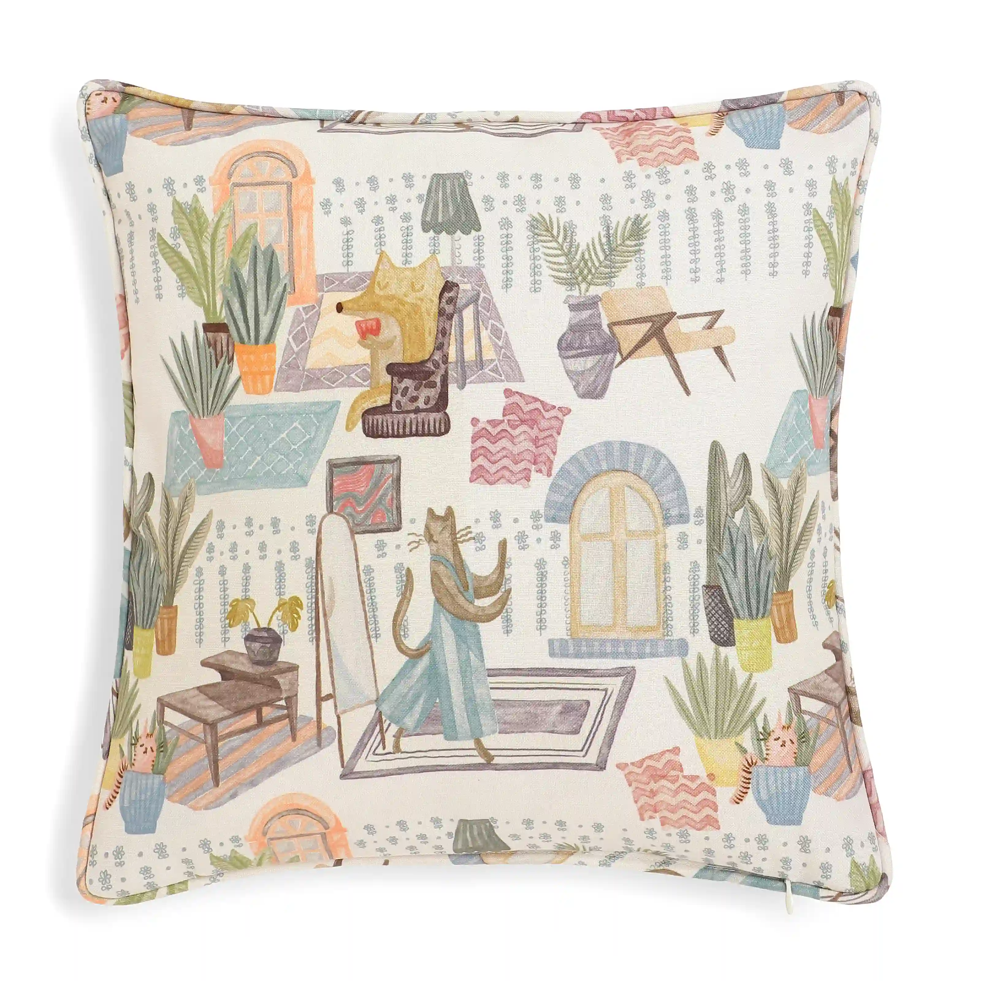 Espricia Printed Cushion Cover | Playful Doodles - Image 7