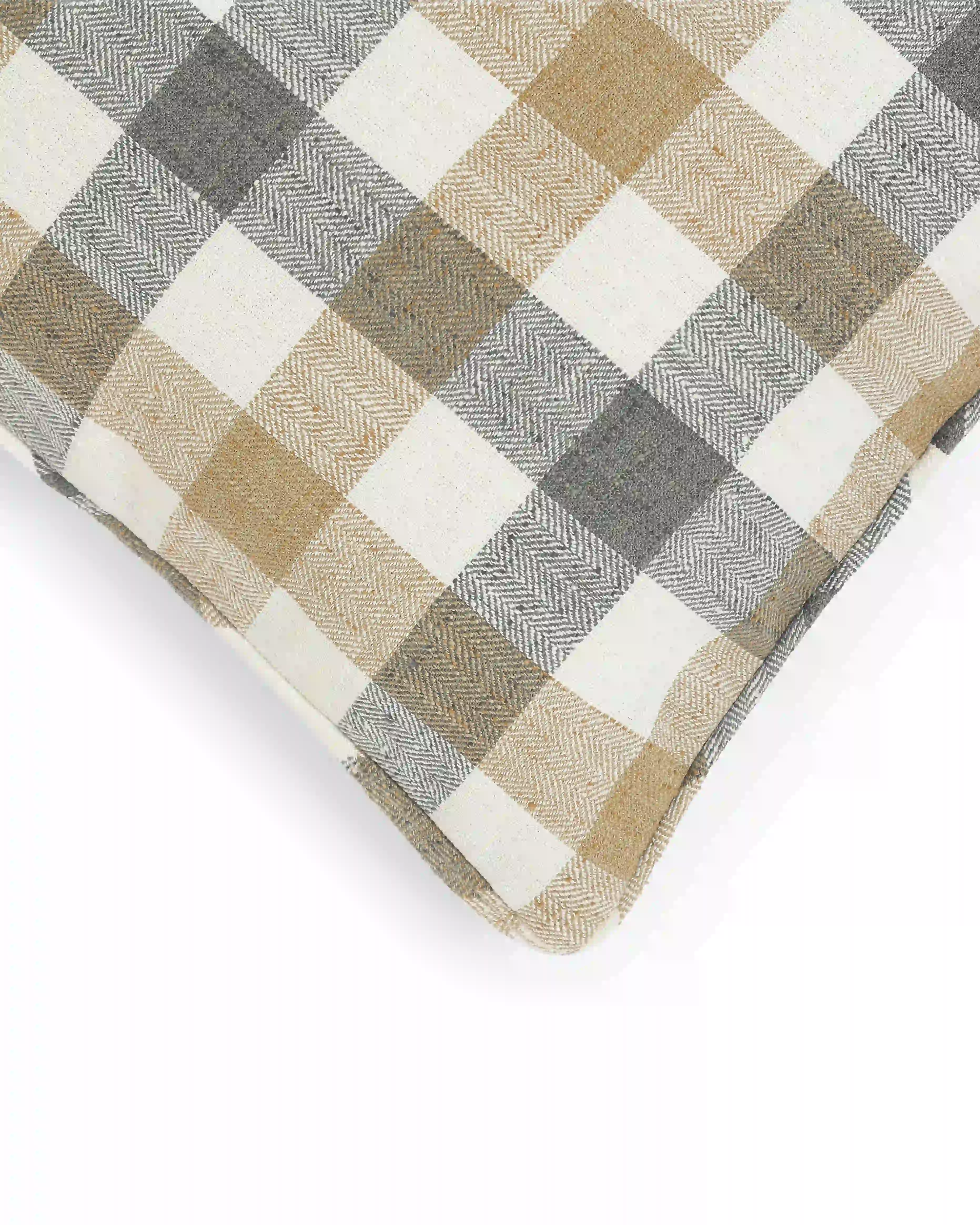 Espricia Woven Cushion Cover | Check Mate - Image 3