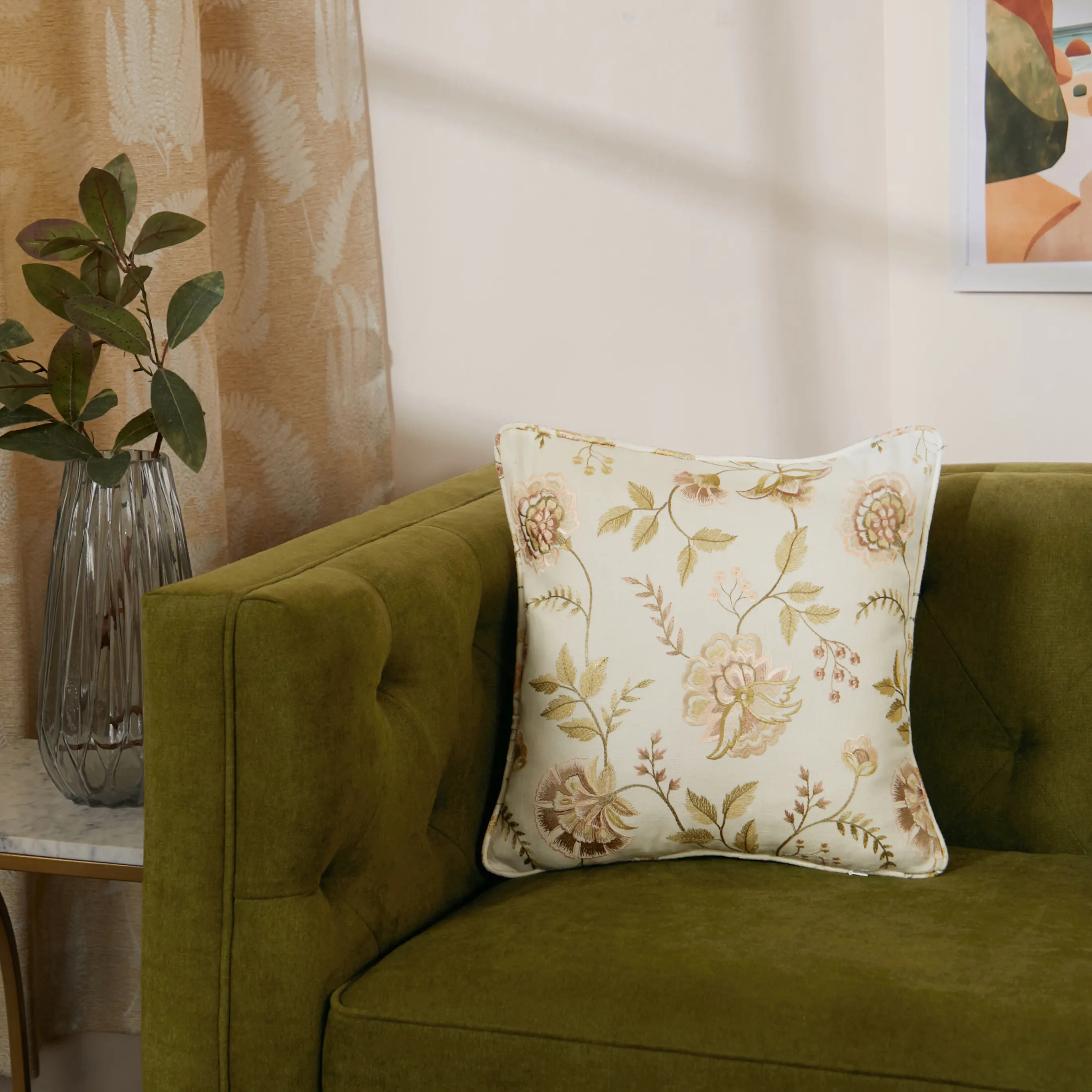 Estrella Embroiderd Cushion Cover | Garden Muse - Image 39
