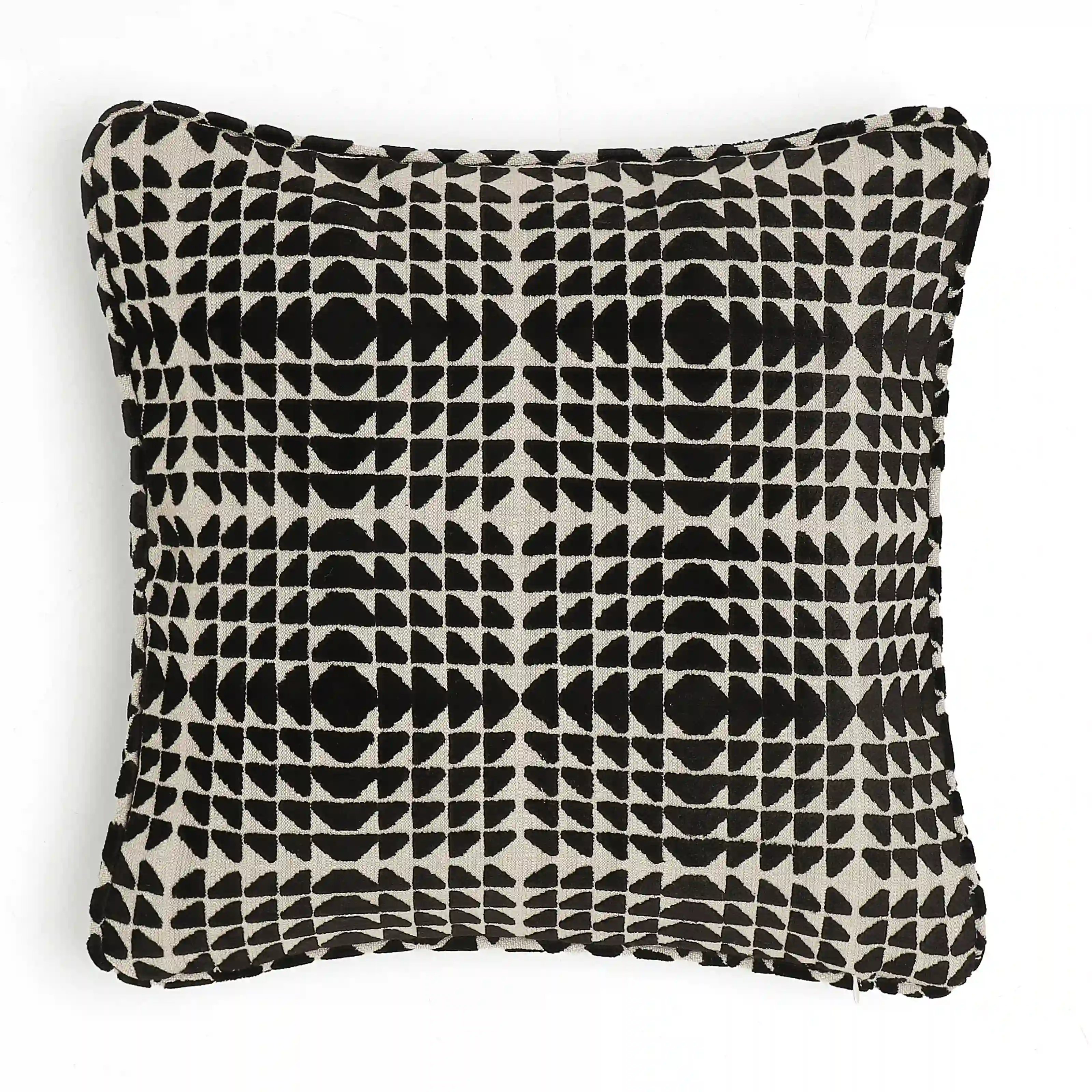 Estrella Woven Cushion Cover | Monochrome Play - Image 2
