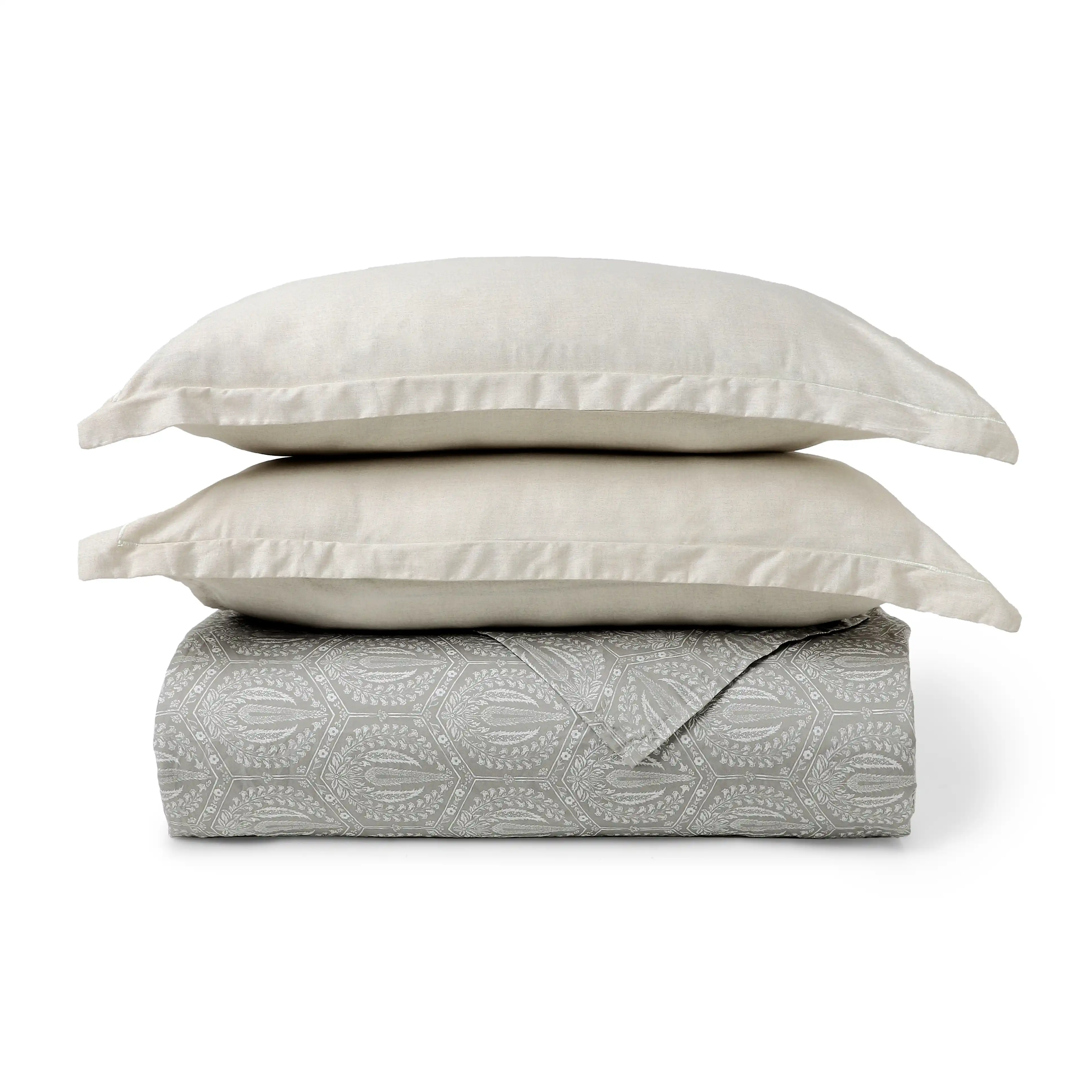 Fergana | 250TC Artistic Bohemian Printed Cotton Bedsheet Set | Pillow Cover with Merrow Hem Treatment - Image 9