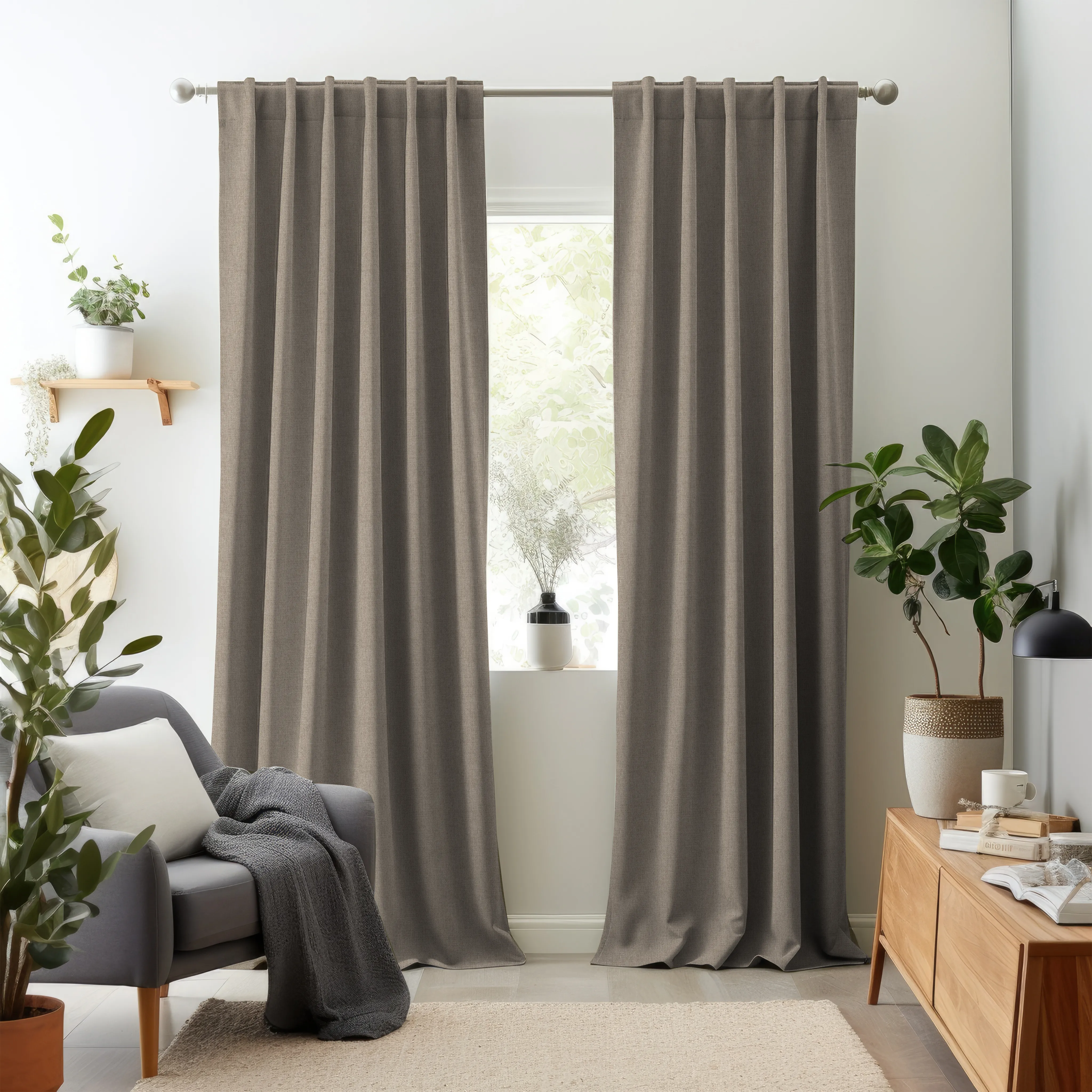 Hallmark Drapes Edition 3 - Melange Plain | Made to Order Light Filtering Curtains - Image 78