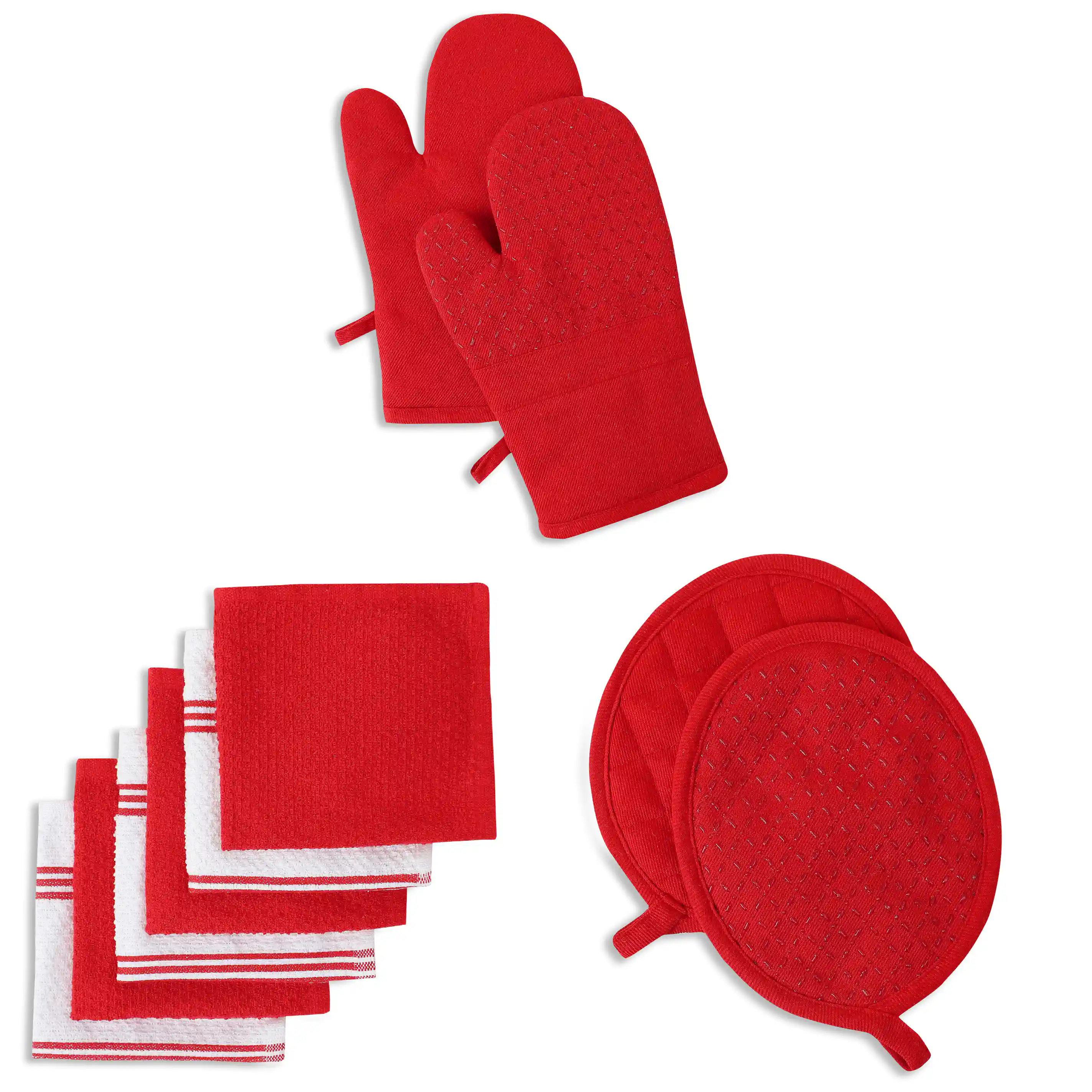 Kaleida | Everyday Essentials Kitchen Linen Set | Set of 16 - Image 36