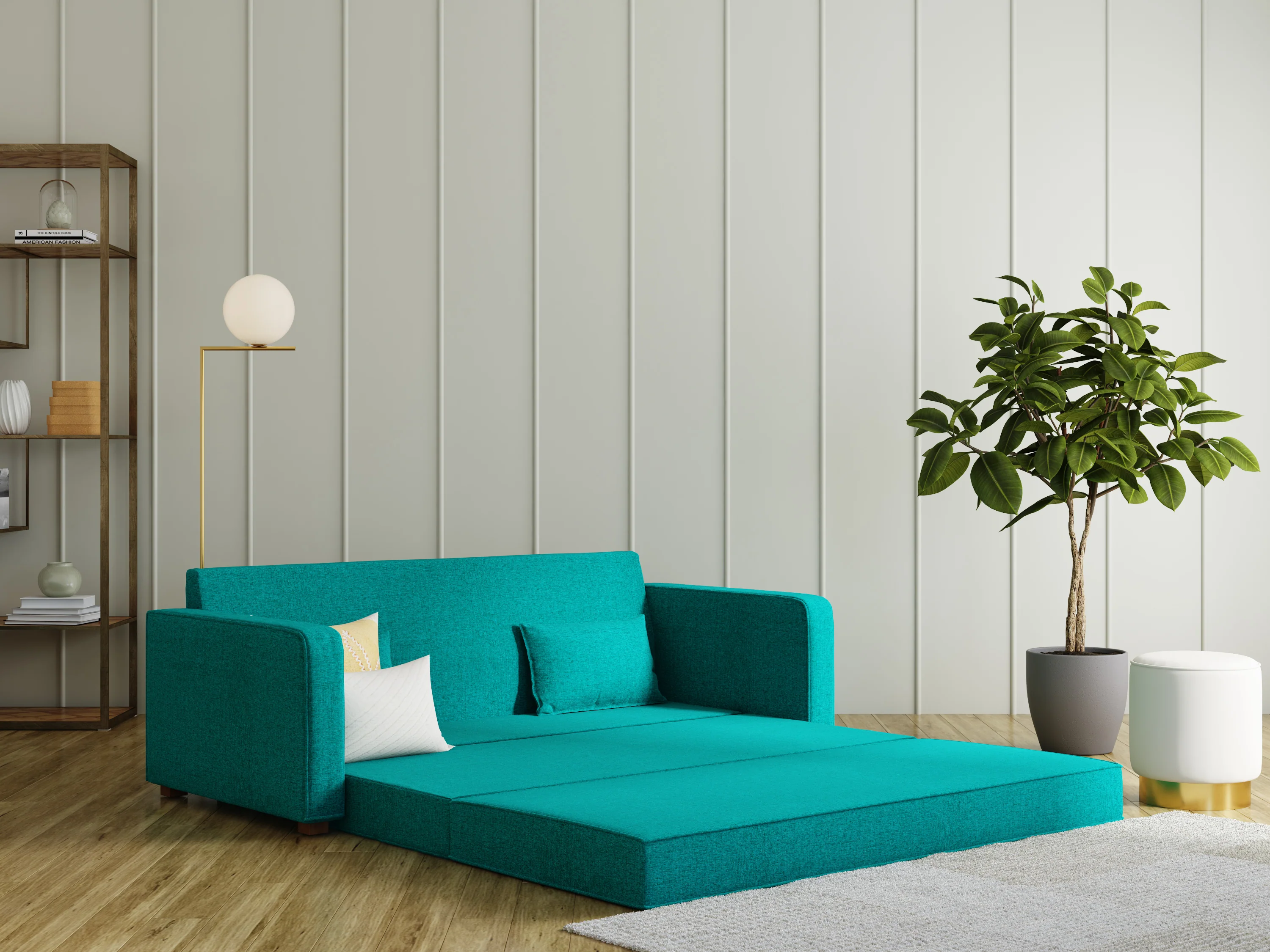Matteo 3 Seater Sofa Cum Bed - Image 10