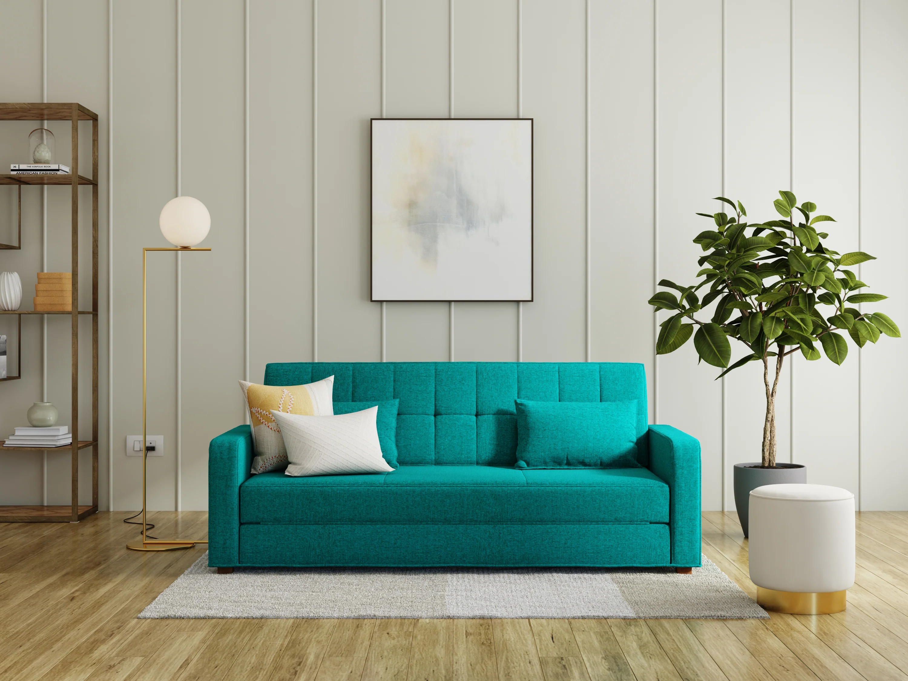 Matteo 3 Seater Sofa Cum Bed - Image 3