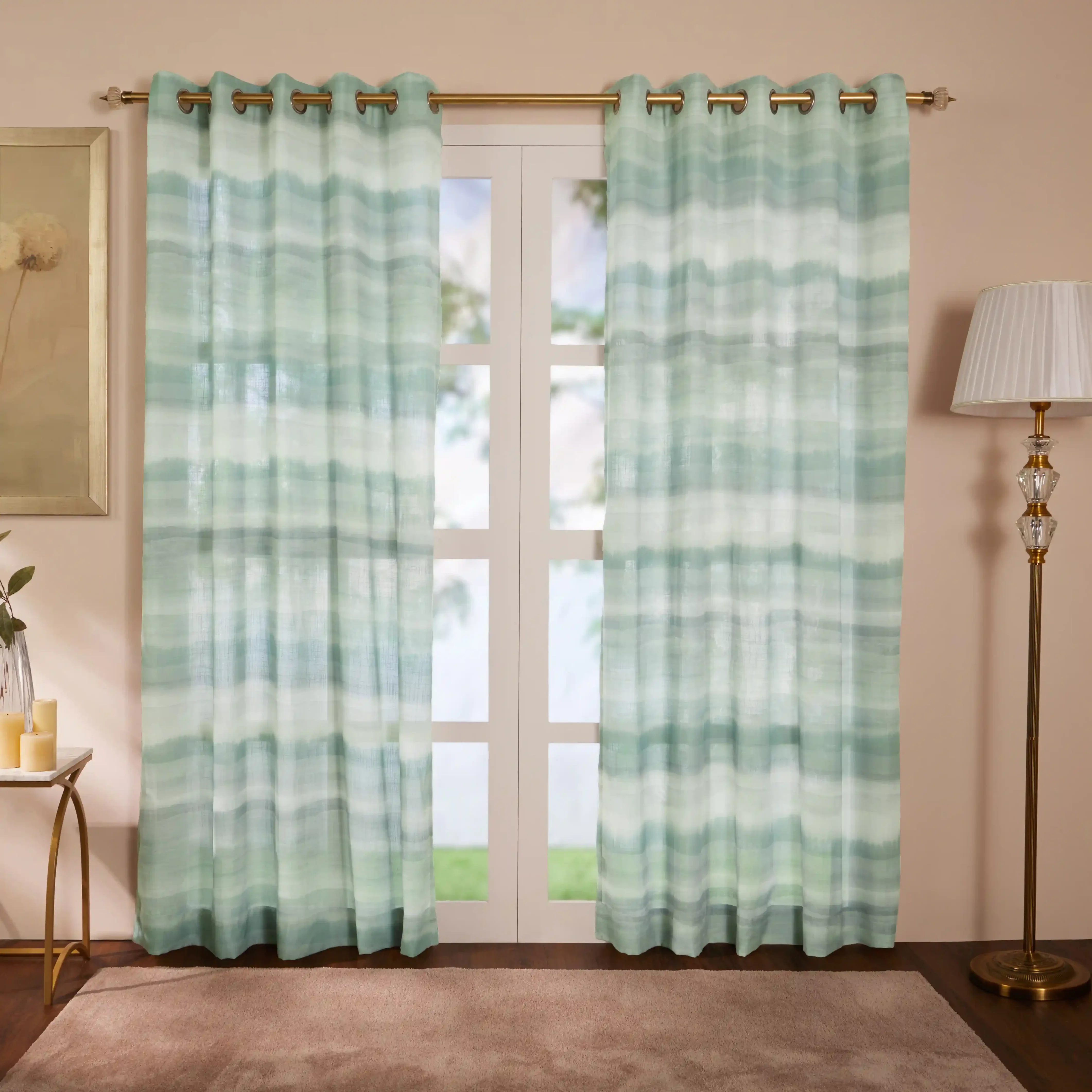 Meriga Set Of 2 Sheer Readymade Curtains |
Ethereal Waves - Image 17