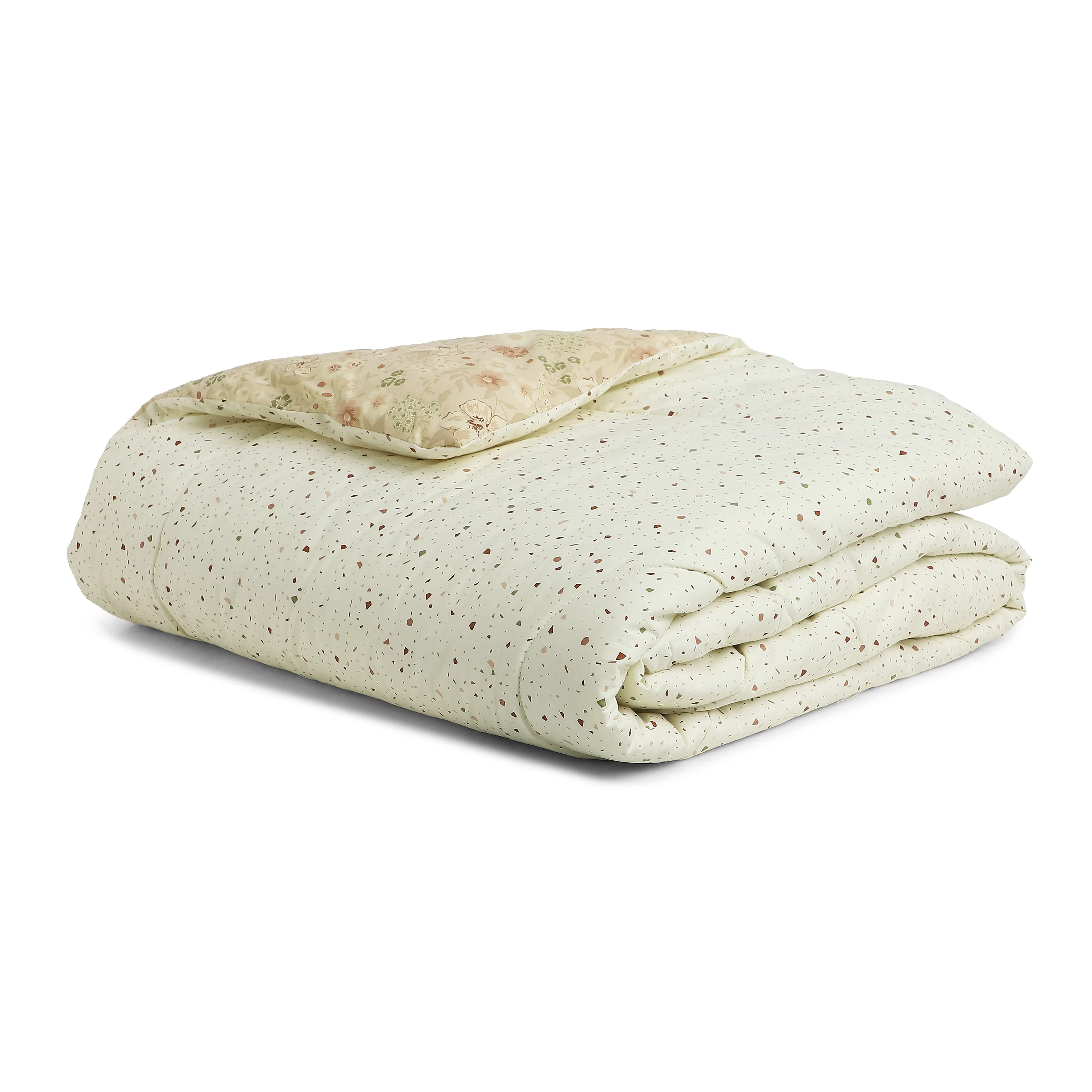 Mishella | Mix & Match Printed Coordinated Bedding Set | Set of Bedsheet & Comforter - Cream - Image 5