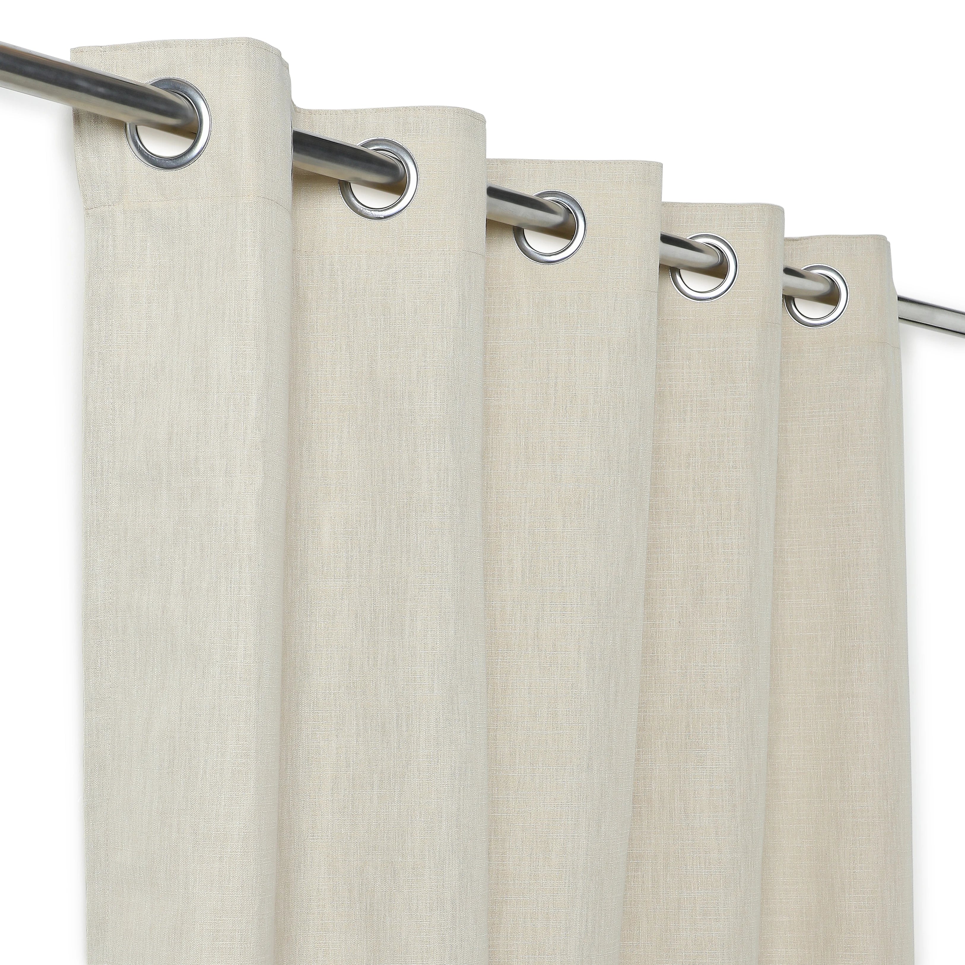 Paleto Set Of 2 Solid Readymade Curtains | Desert Tones - Image 3