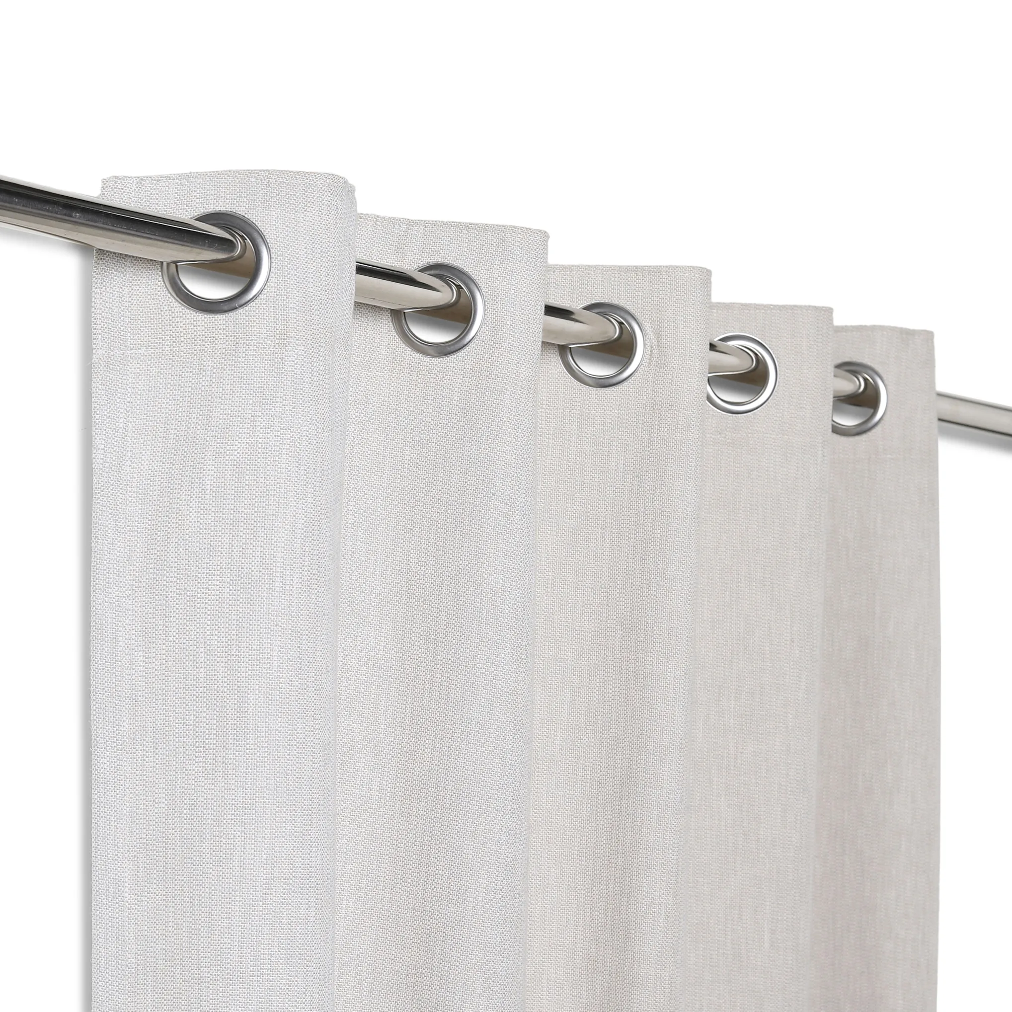 Paleto Set Of 2 Solid Readymade Curtains | Earthen Hues - Image 20