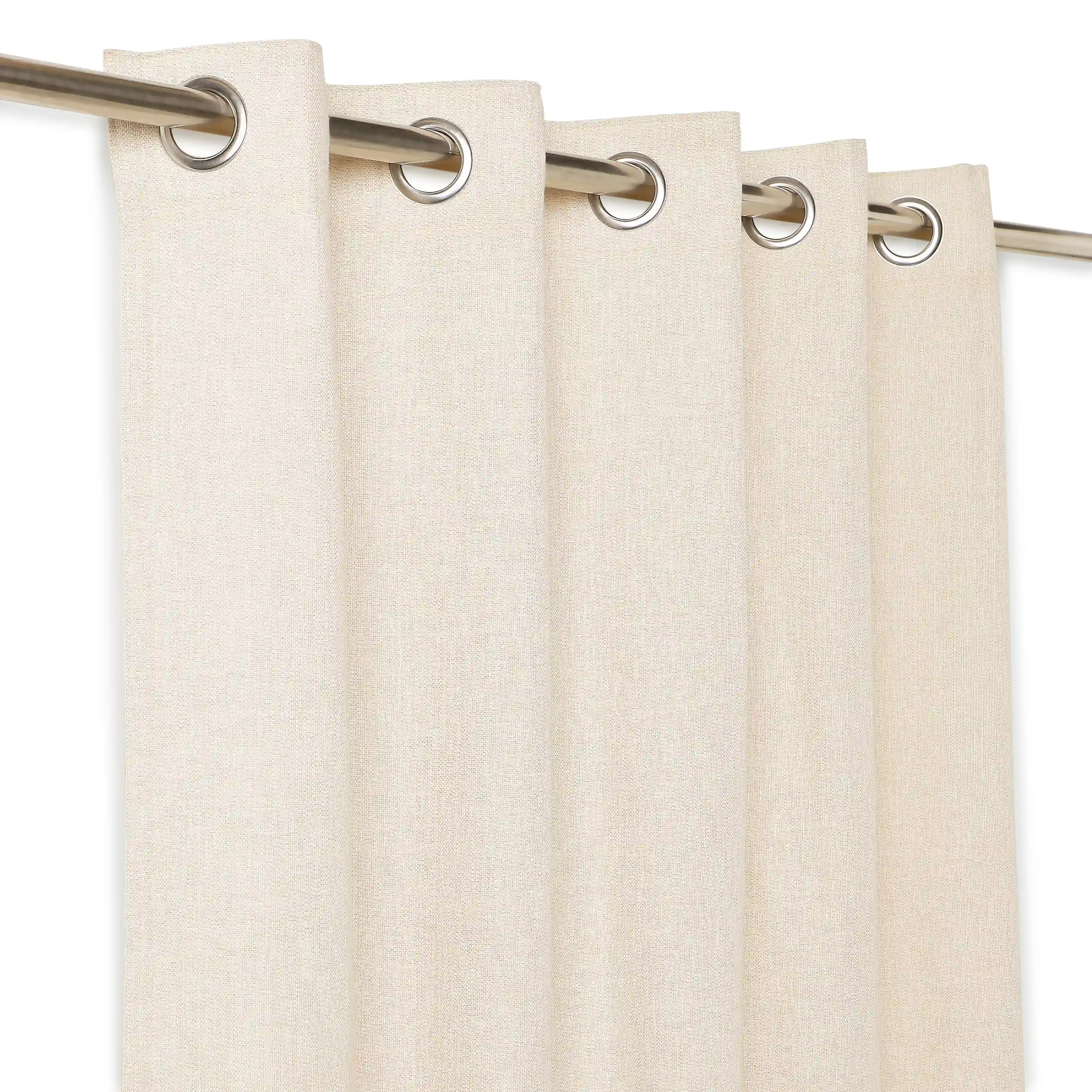 Paleto Set Of 2 Solid Readymade Curtains | Earthen Hues - Image 30