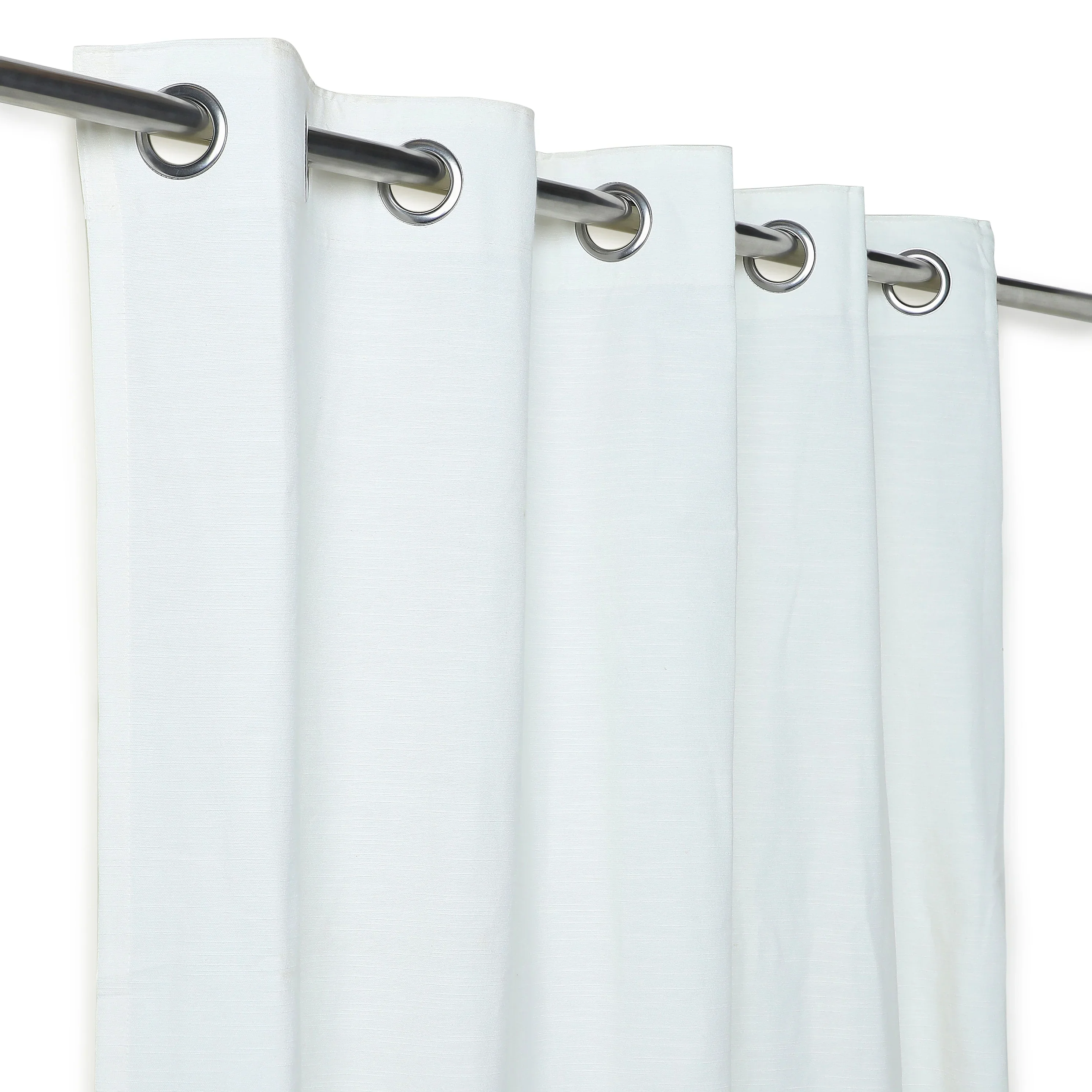 Paleto Set Of 2 Solid Readymade Curtains | Earthen Textures - Image 3