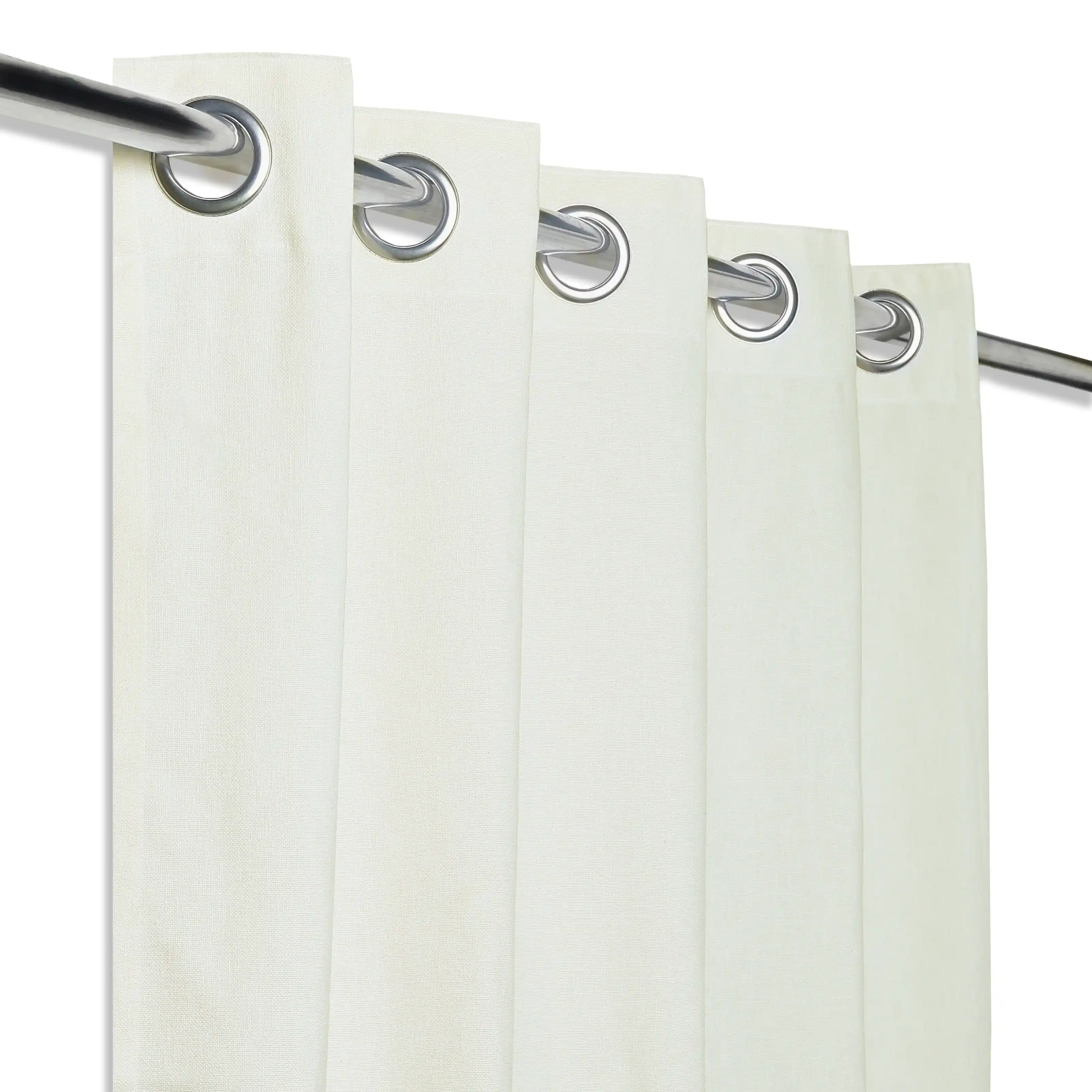 Paleto Set Of 2 Solid Readymade Curtains | Earthen Textures - Image 30