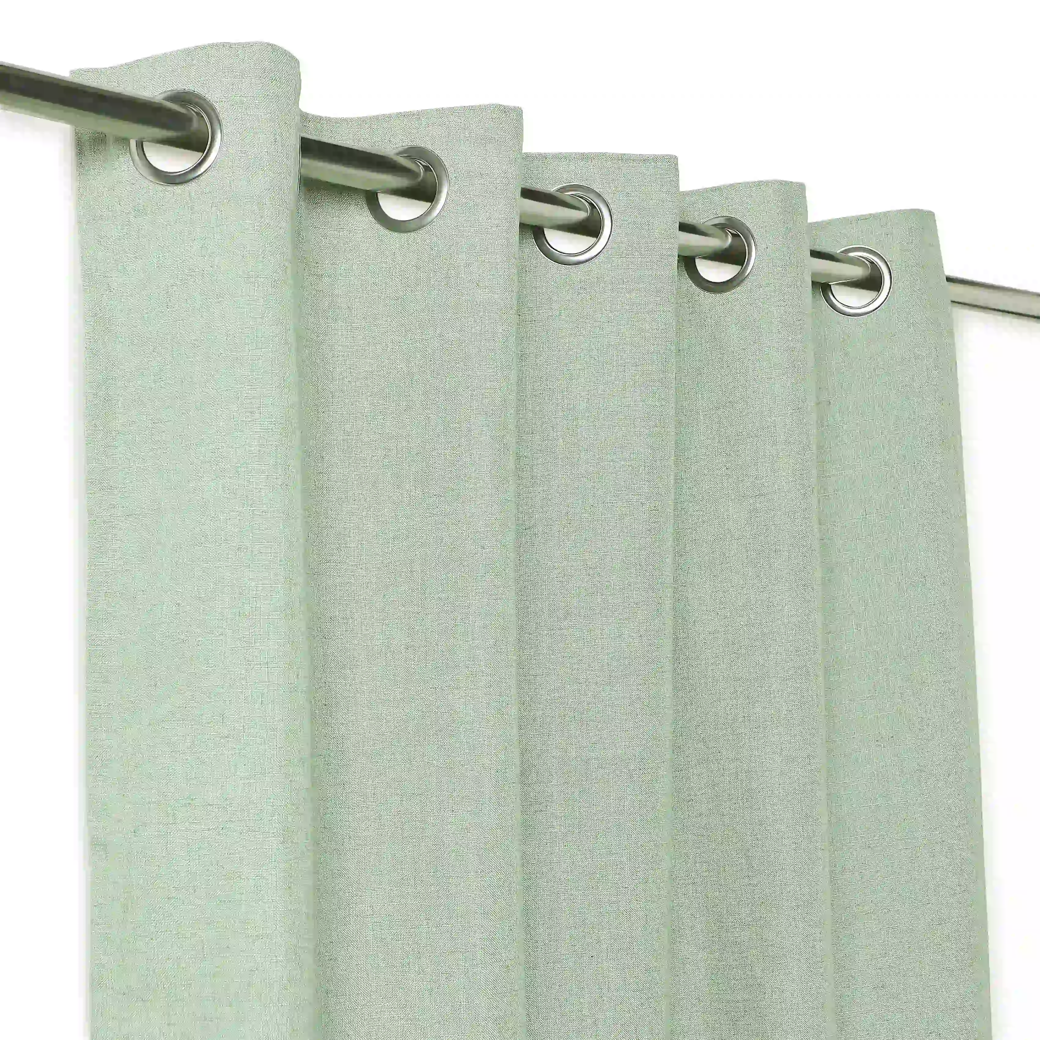 Paleto Set Of 2 Solid Readymade Curtains | Forest Days - Image 14